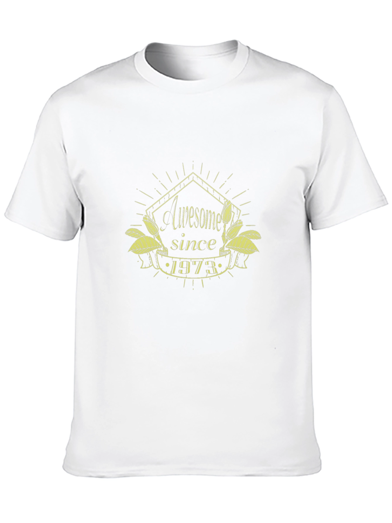 Awesome Since 1973 Black T-Shirt