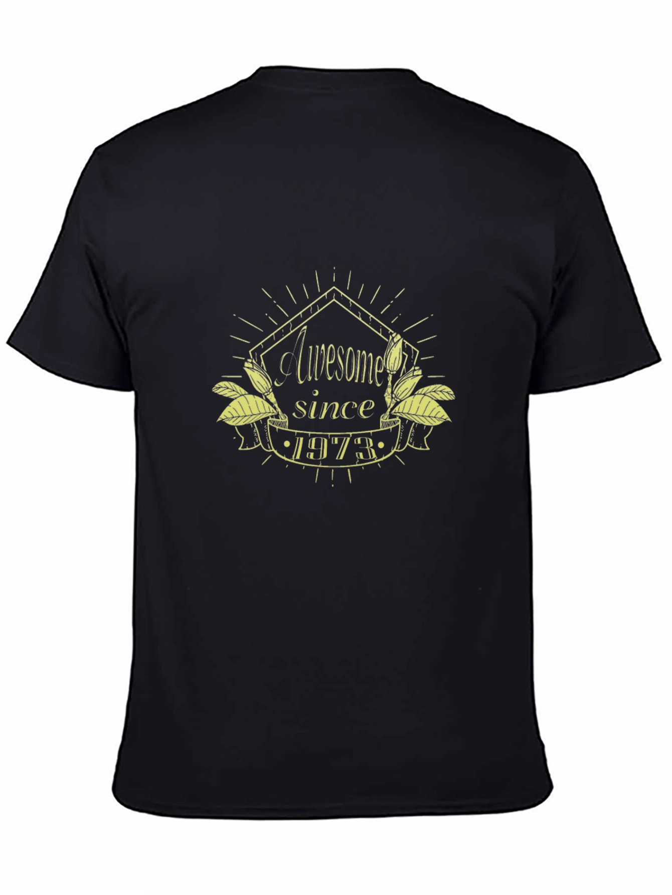 Awesome Since 1973 Black T-Shirt