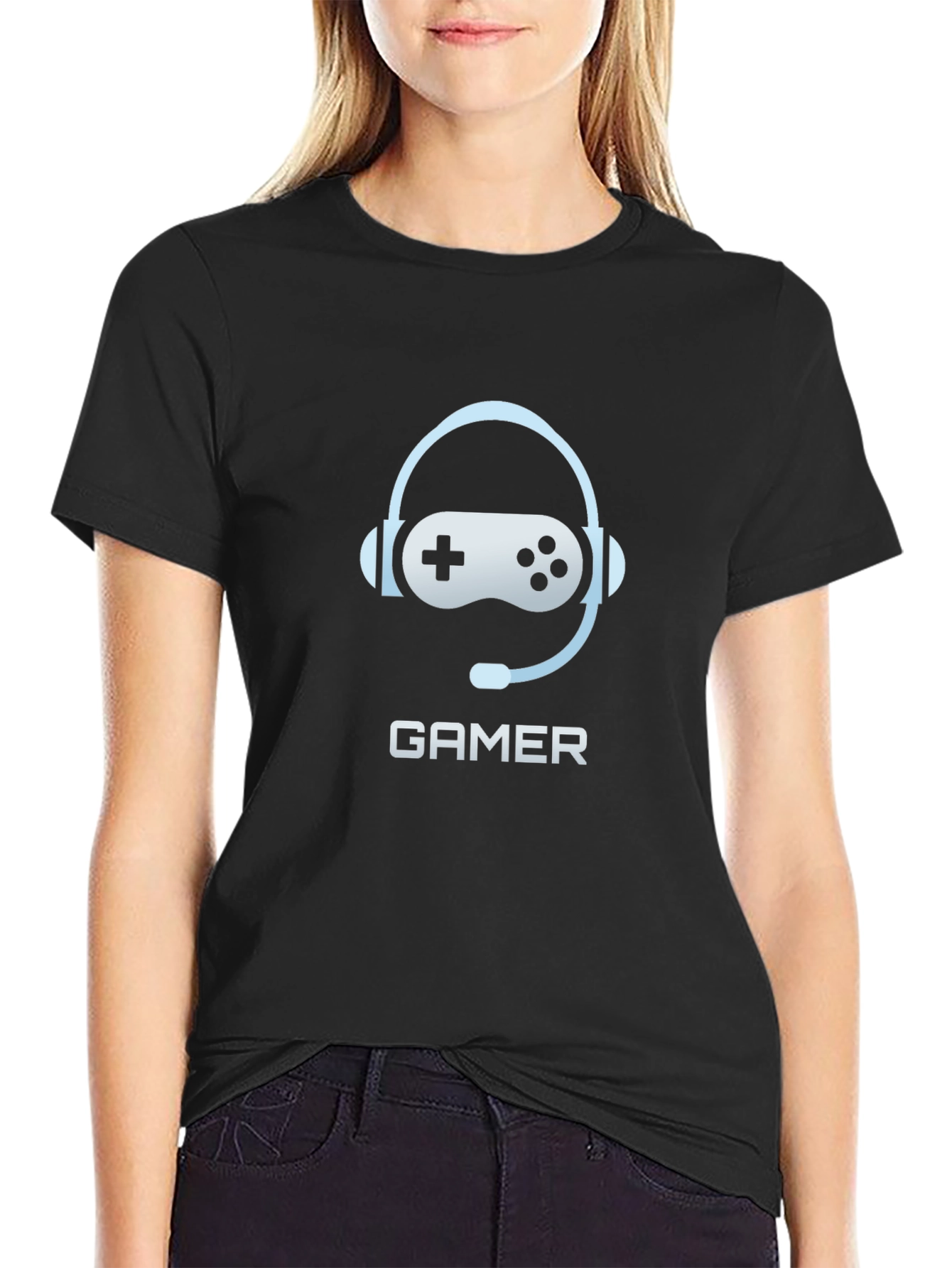 Gamer Headset Controller T-Shirt - Cool Gaming Tee