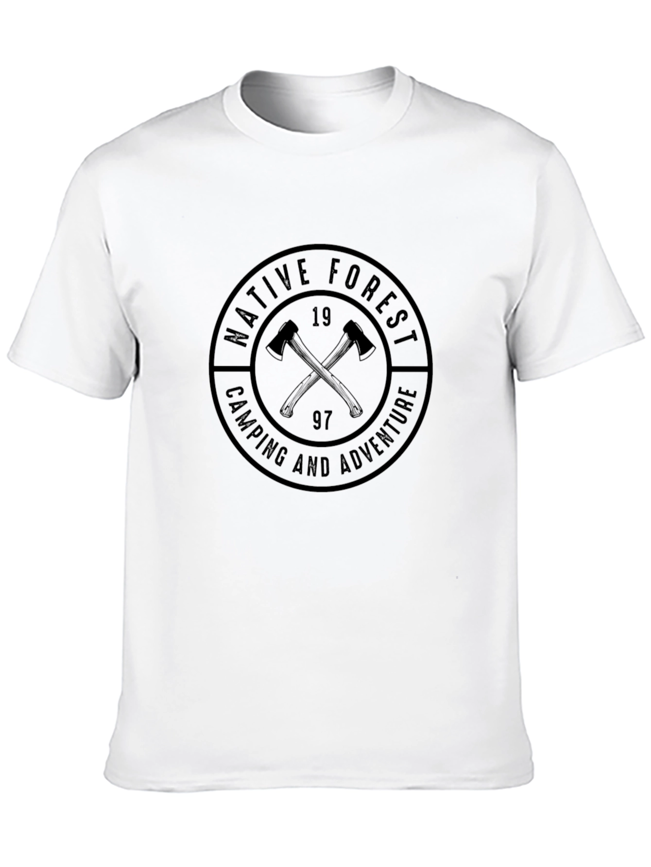 Native Forest Camping Adventure Graphic Tee