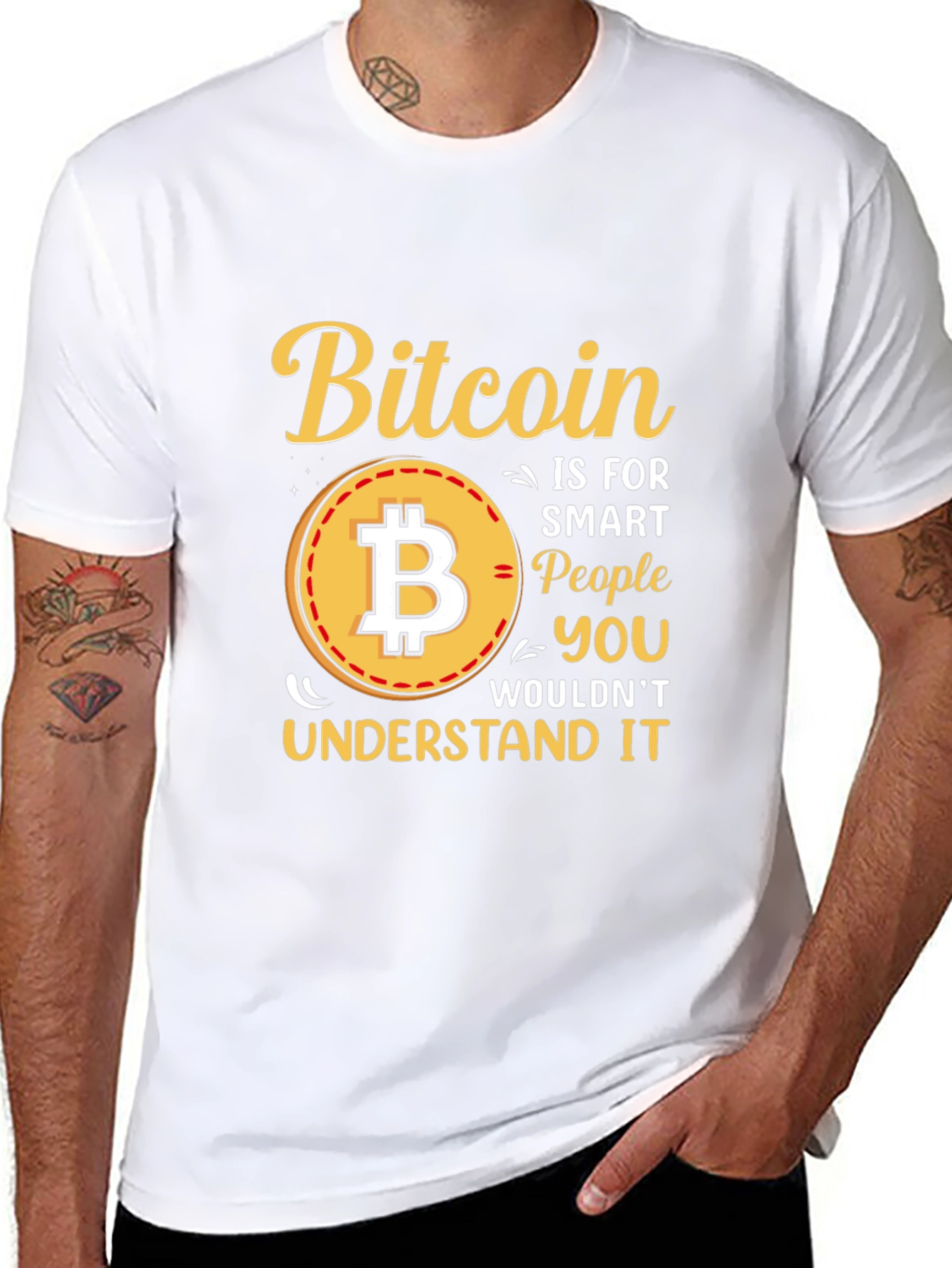 Bitcoin Smart People Graphic Tee