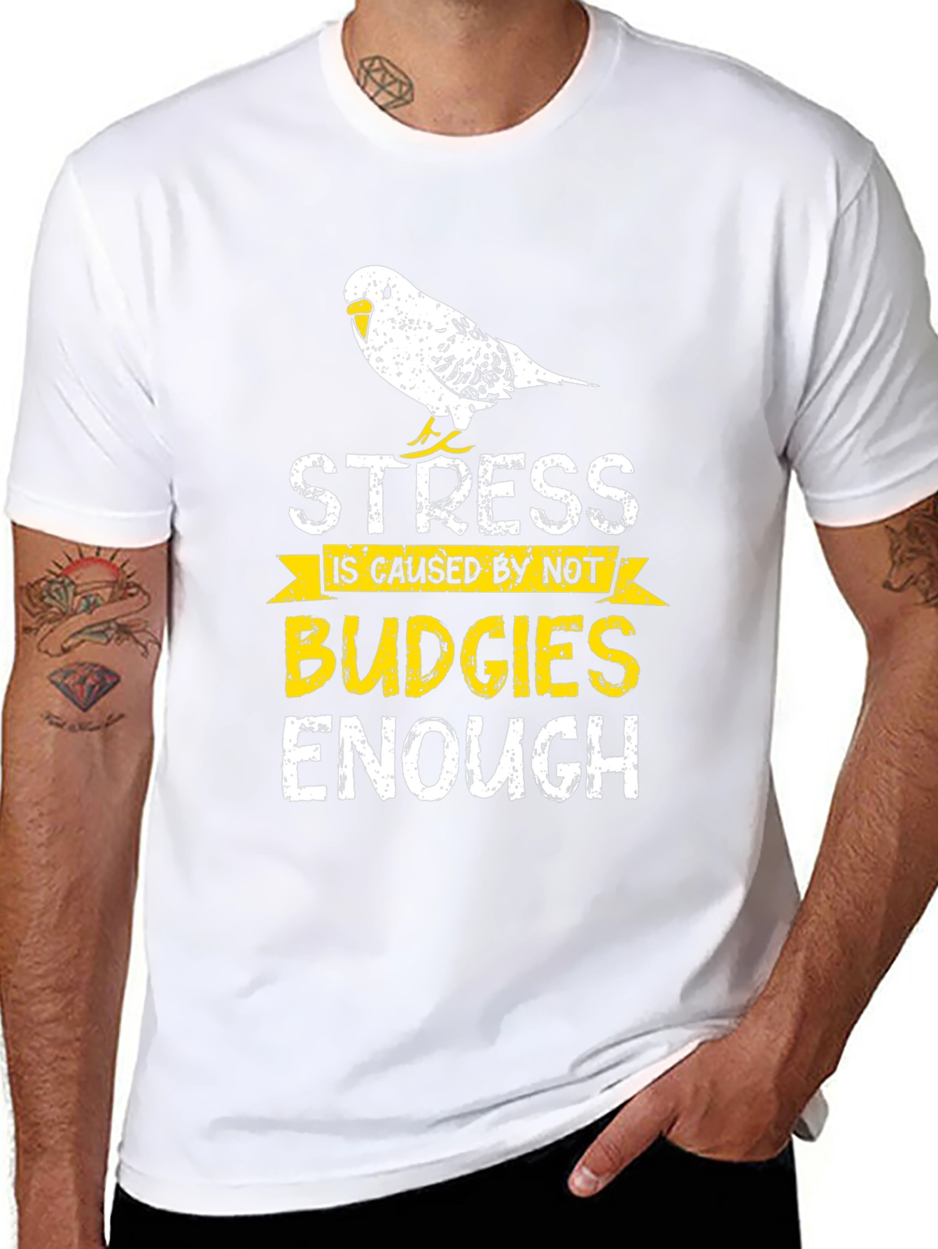 Stress Caused by Not Budgies Enough T-Shirt