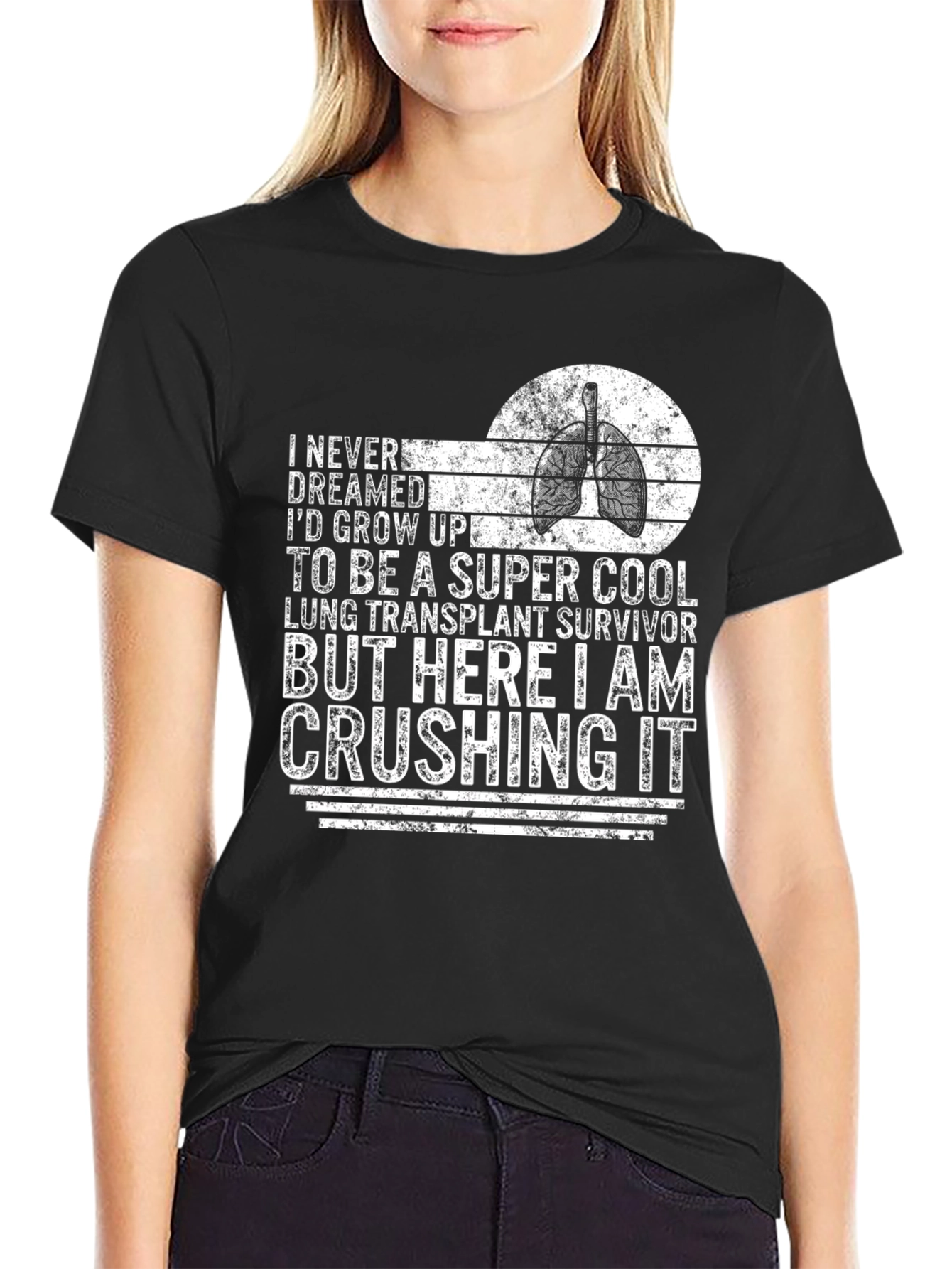 Cool Lung Transplant Survivor T-Shirt