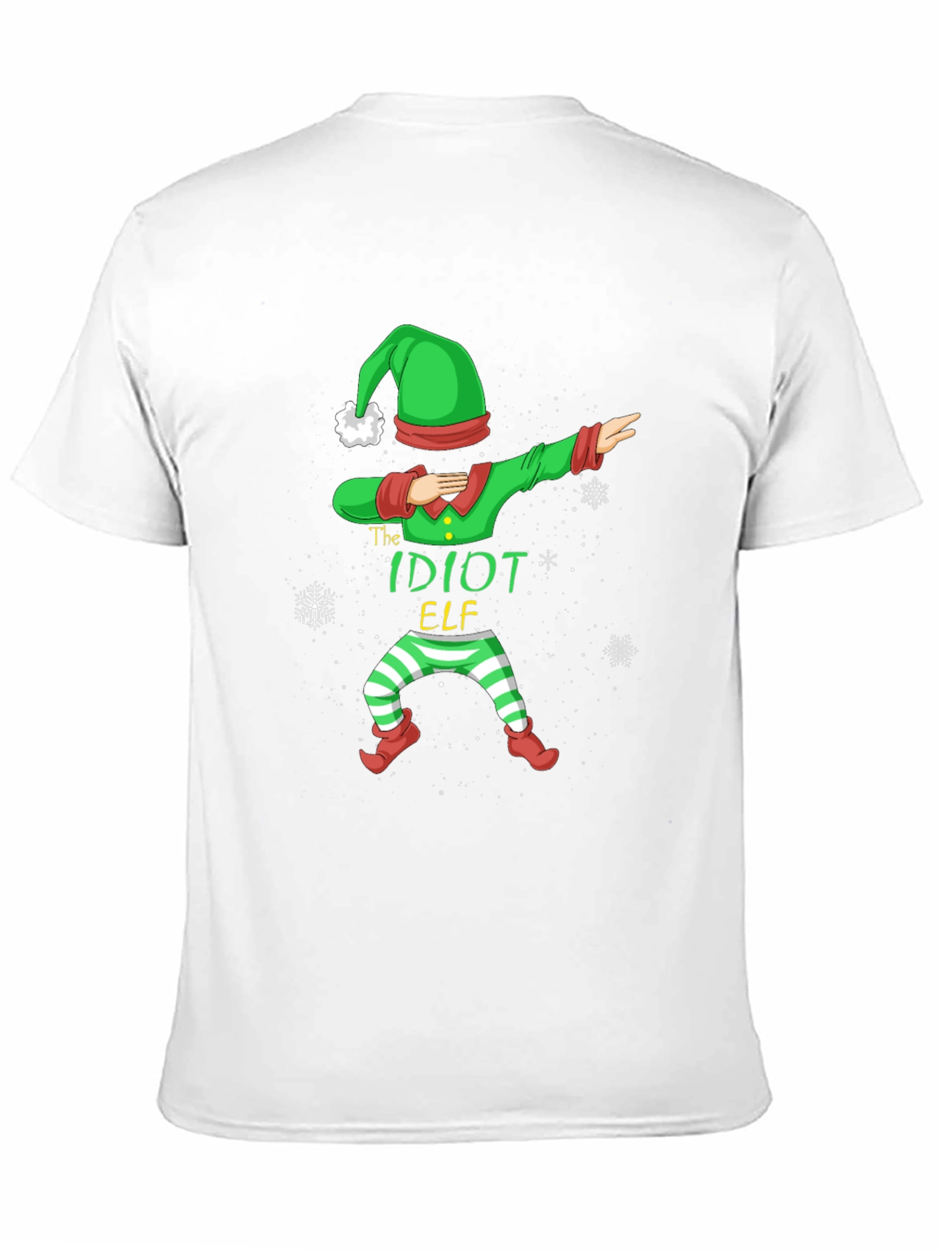 The Idiot Elf Dabbing Christmas T-Shirt