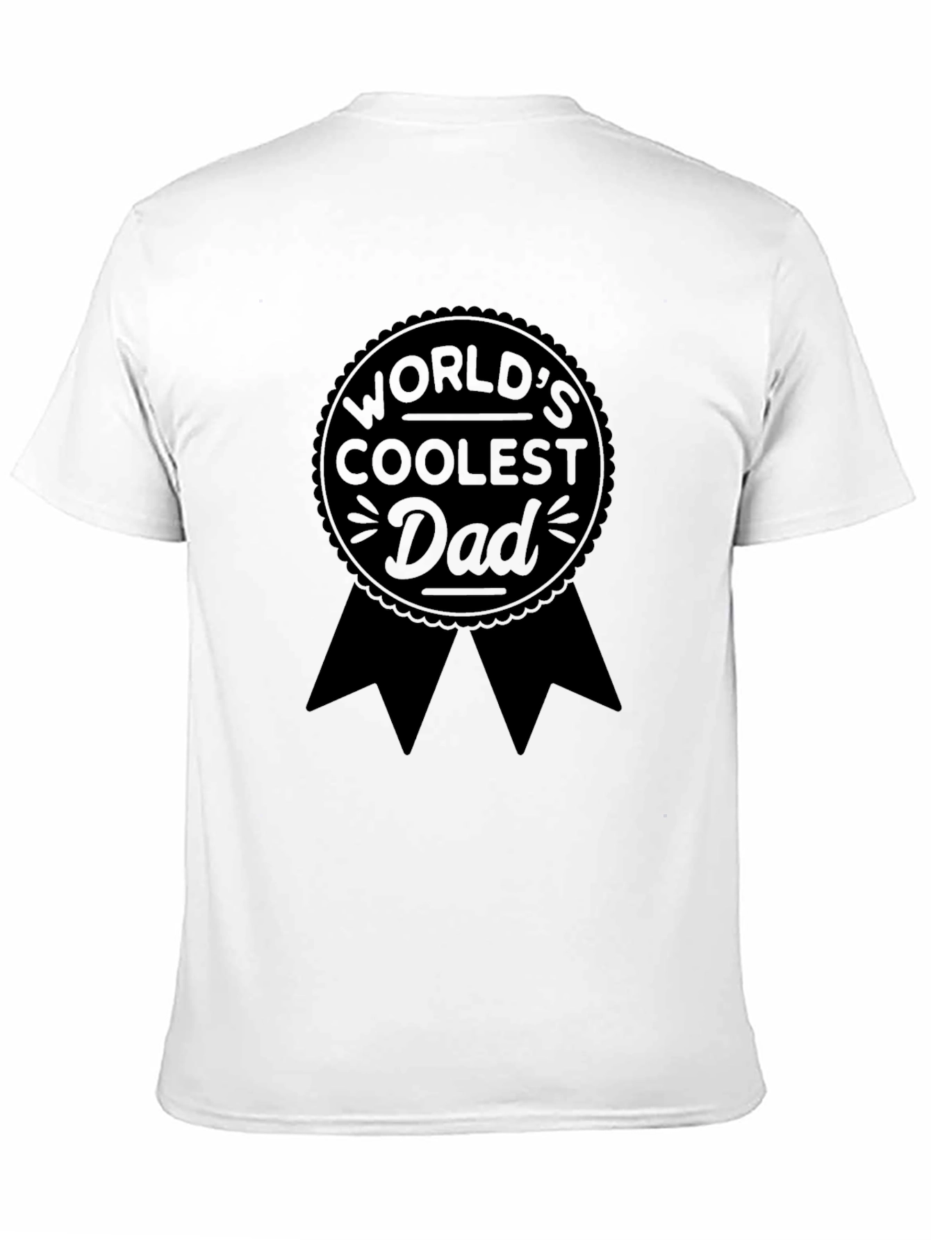 Worlds Coolest Dad - Mens Black T-Shirt
