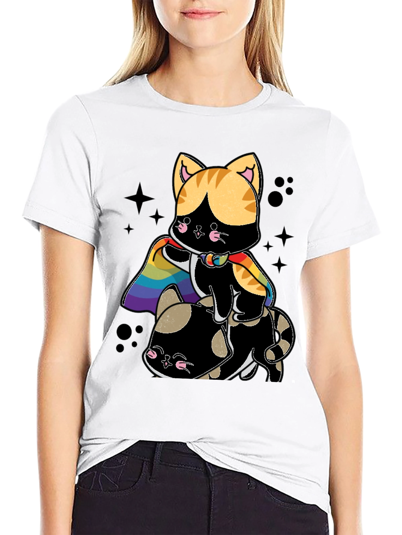 Cat Pride T-Shirt - LGBTQ+ Friendly Cute Graphic Tee