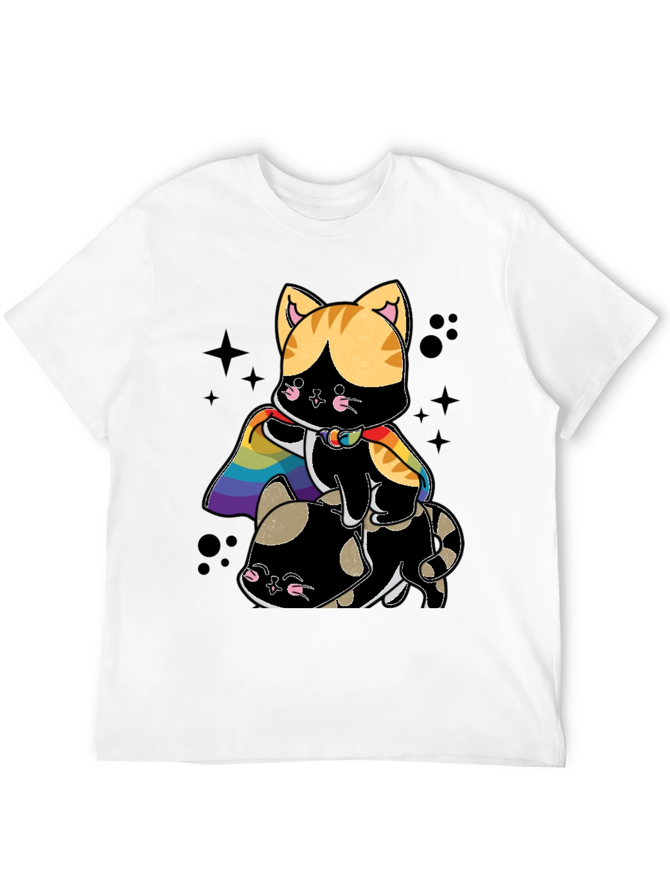 Cat Pride T-Shirt - LGBTQ+ Friendly Cute Graphic Tee