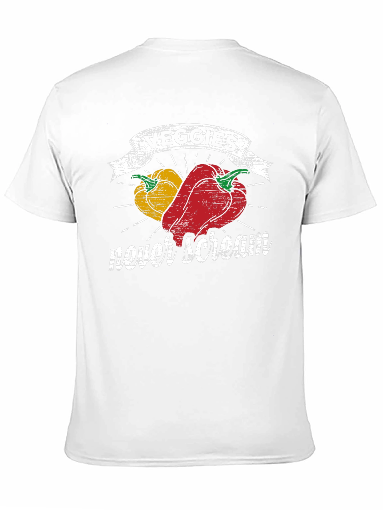 Veggies Never Scream Graphic T-Shirt