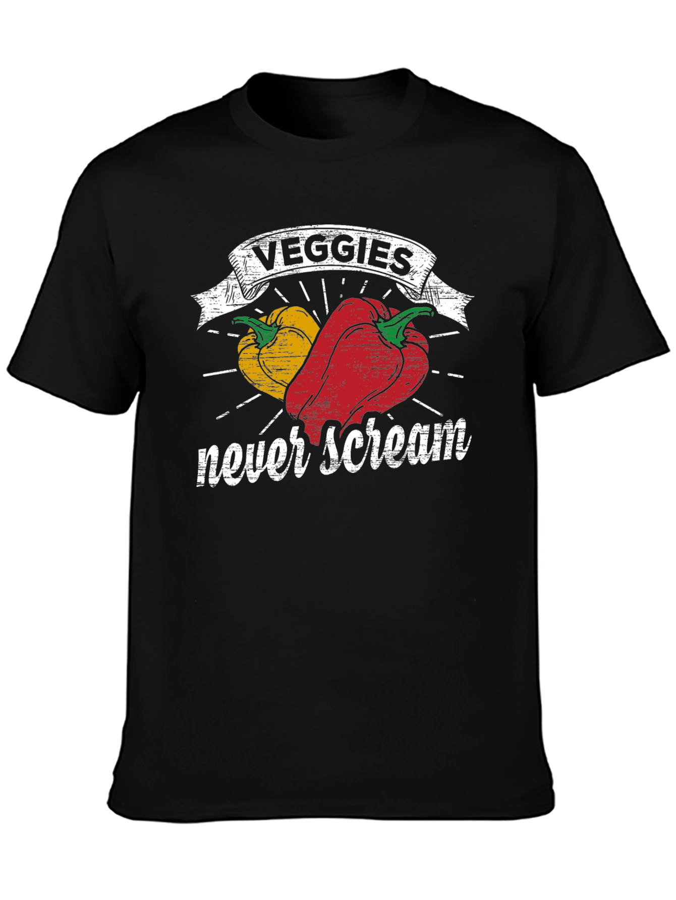 Veggies Never Scream Graphic T-Shirt