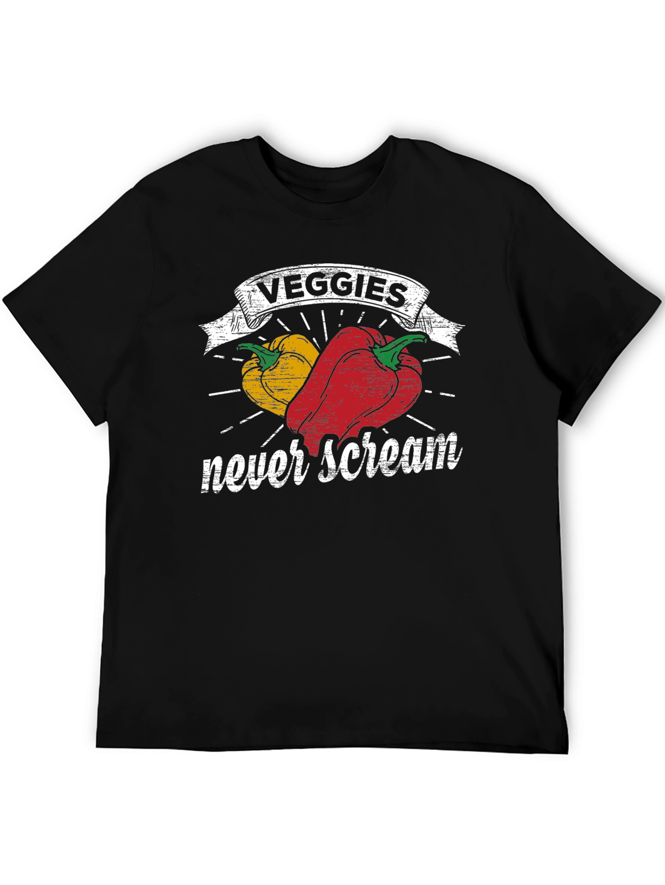 Veggies Never Scream Graphic T-Shirt
