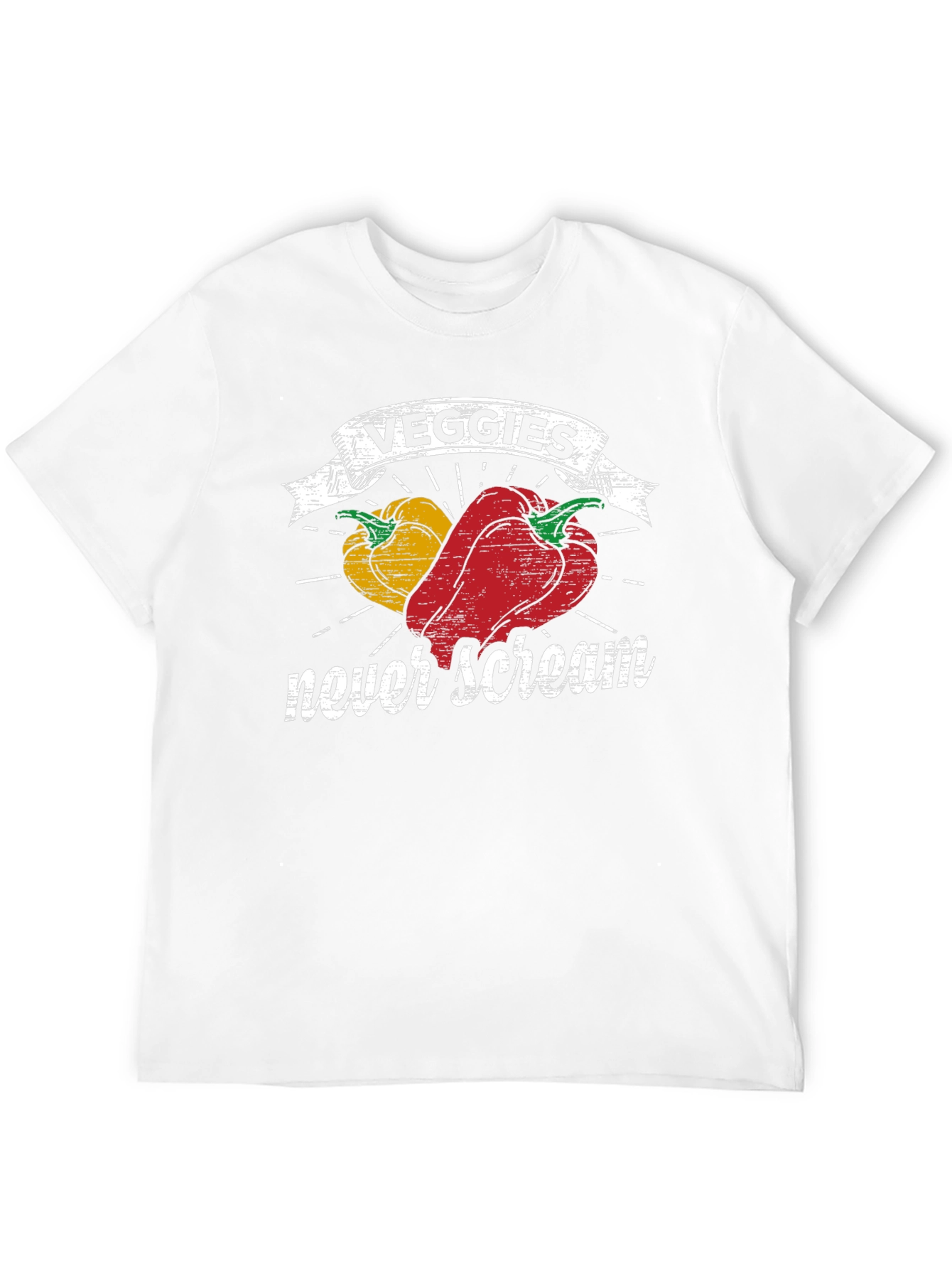 Veggies Never Scream Graphic T-Shirt
