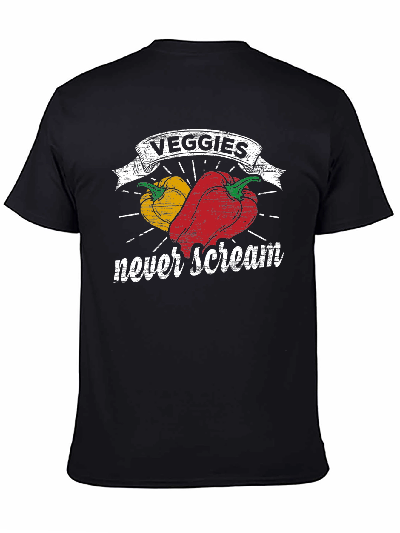 Veggies Never Scream Graphic T-Shirt