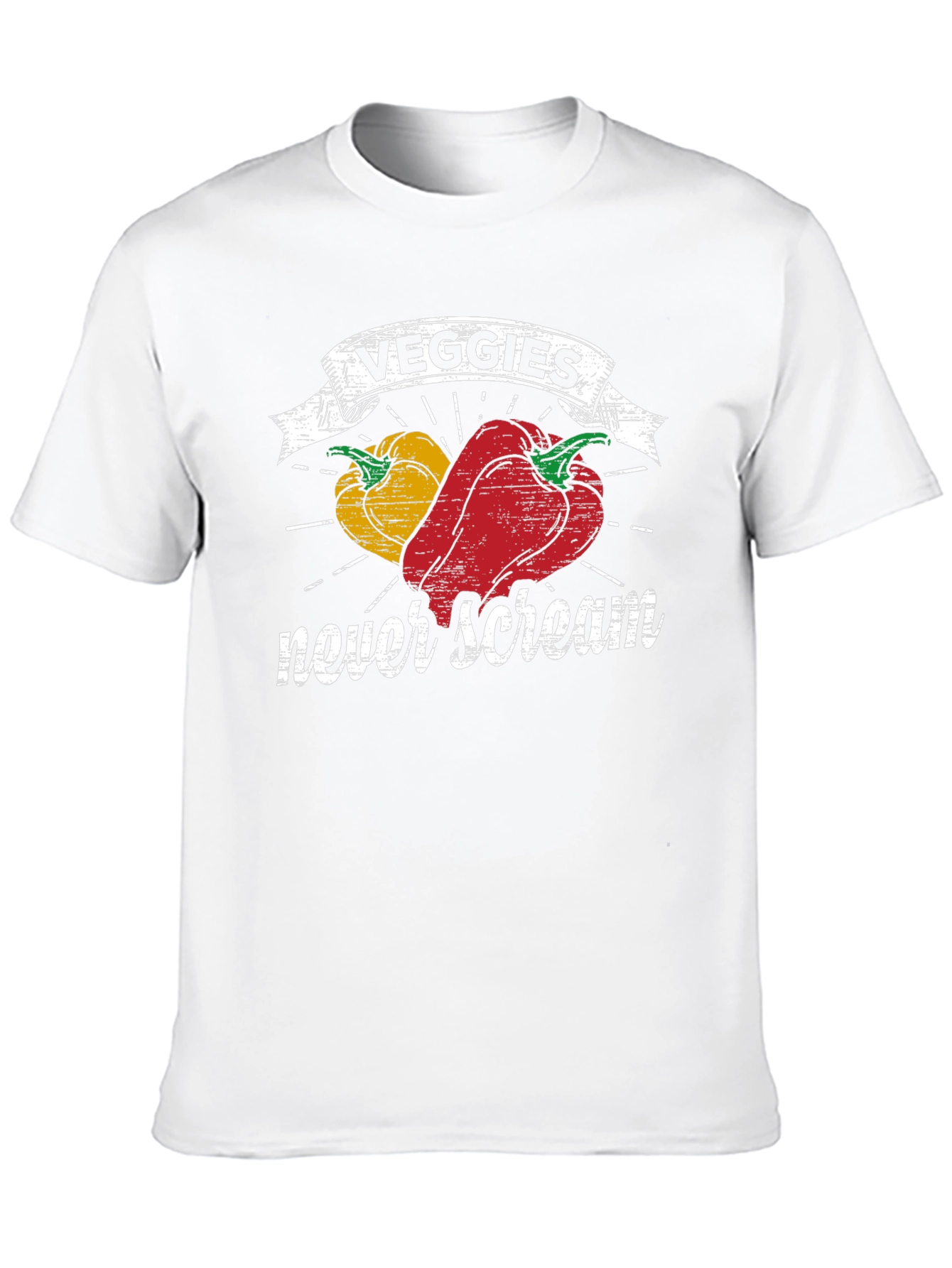 Veggies Never Scream Graphic T-Shirt