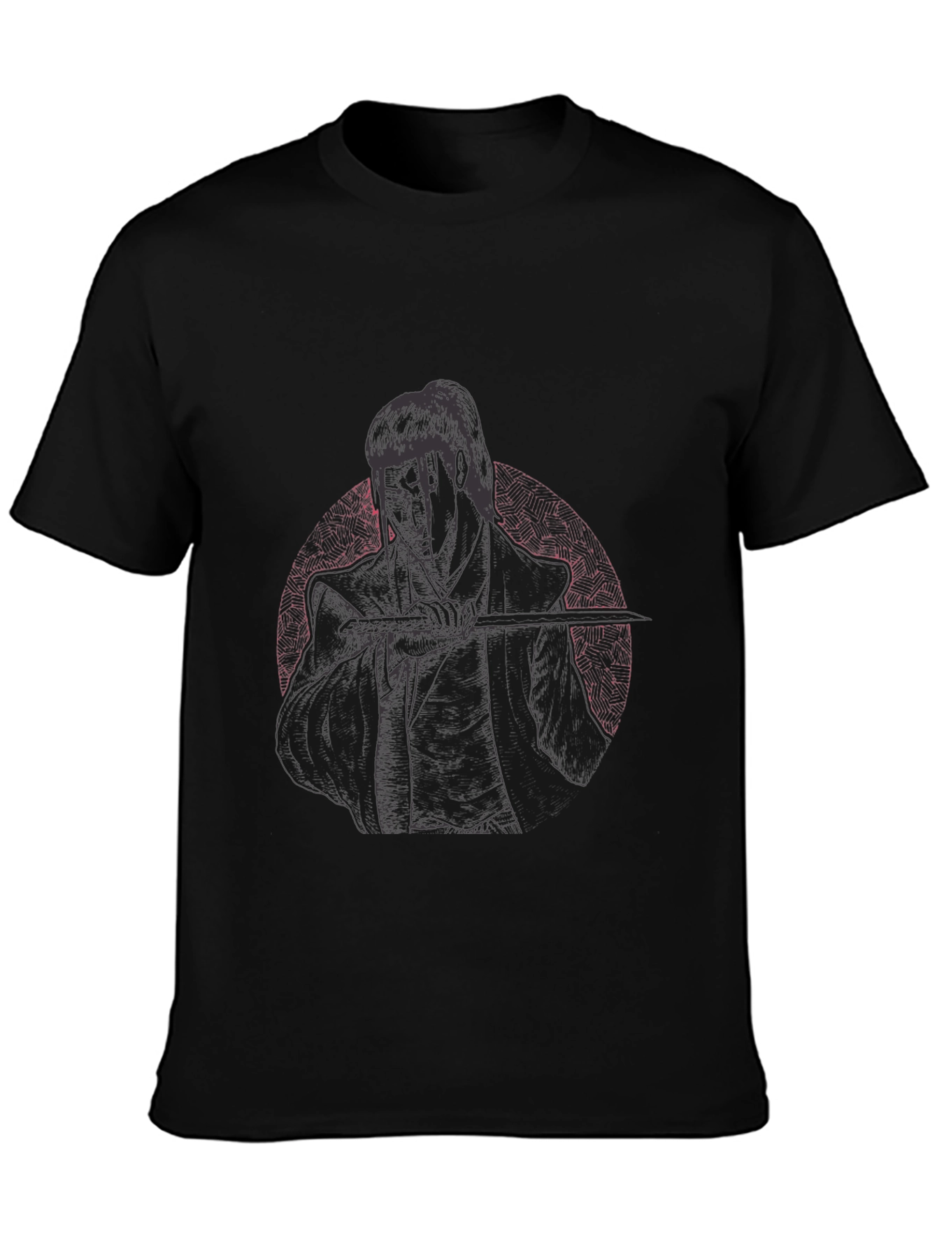 Samurai Graphic Black Tee