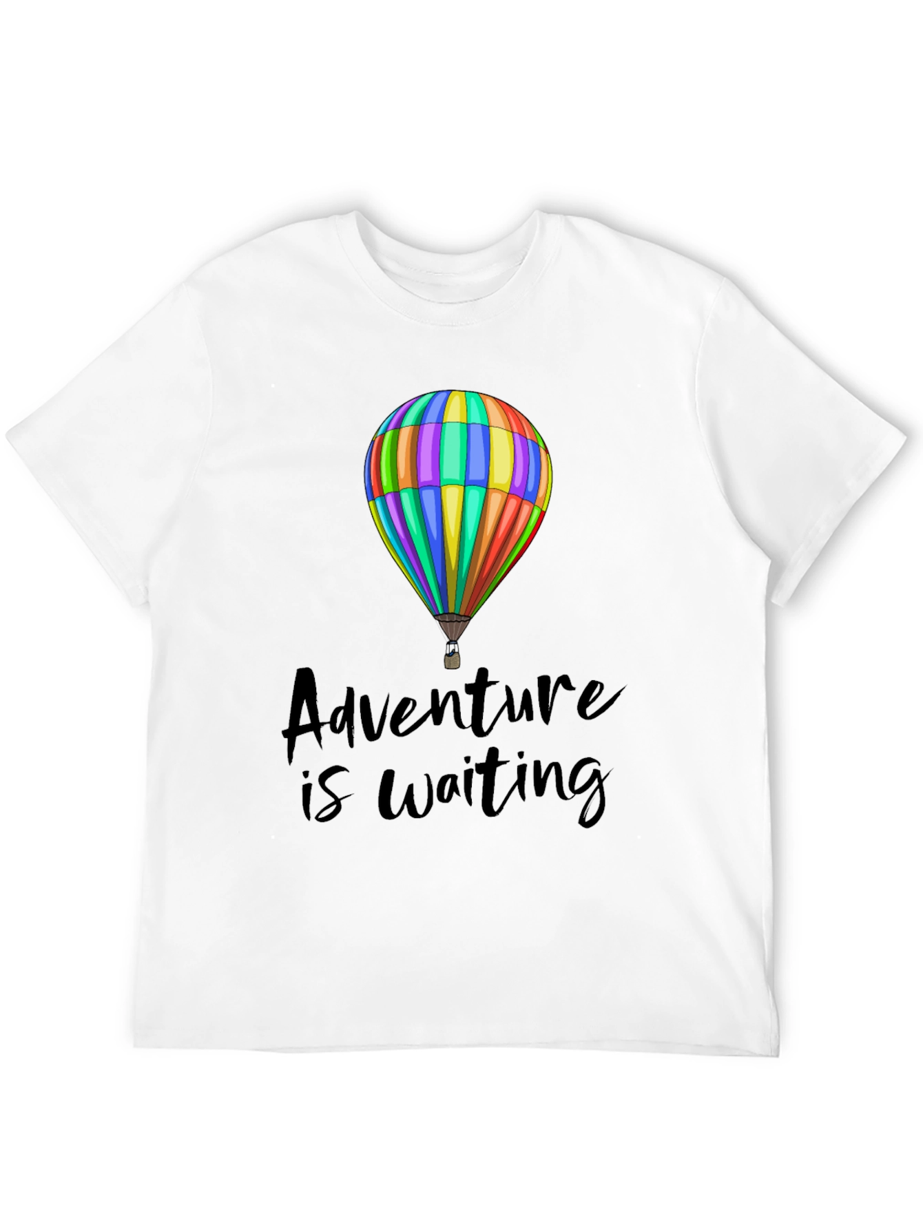 Adventure Waiting Hot Air Balloon Graphic Tee
