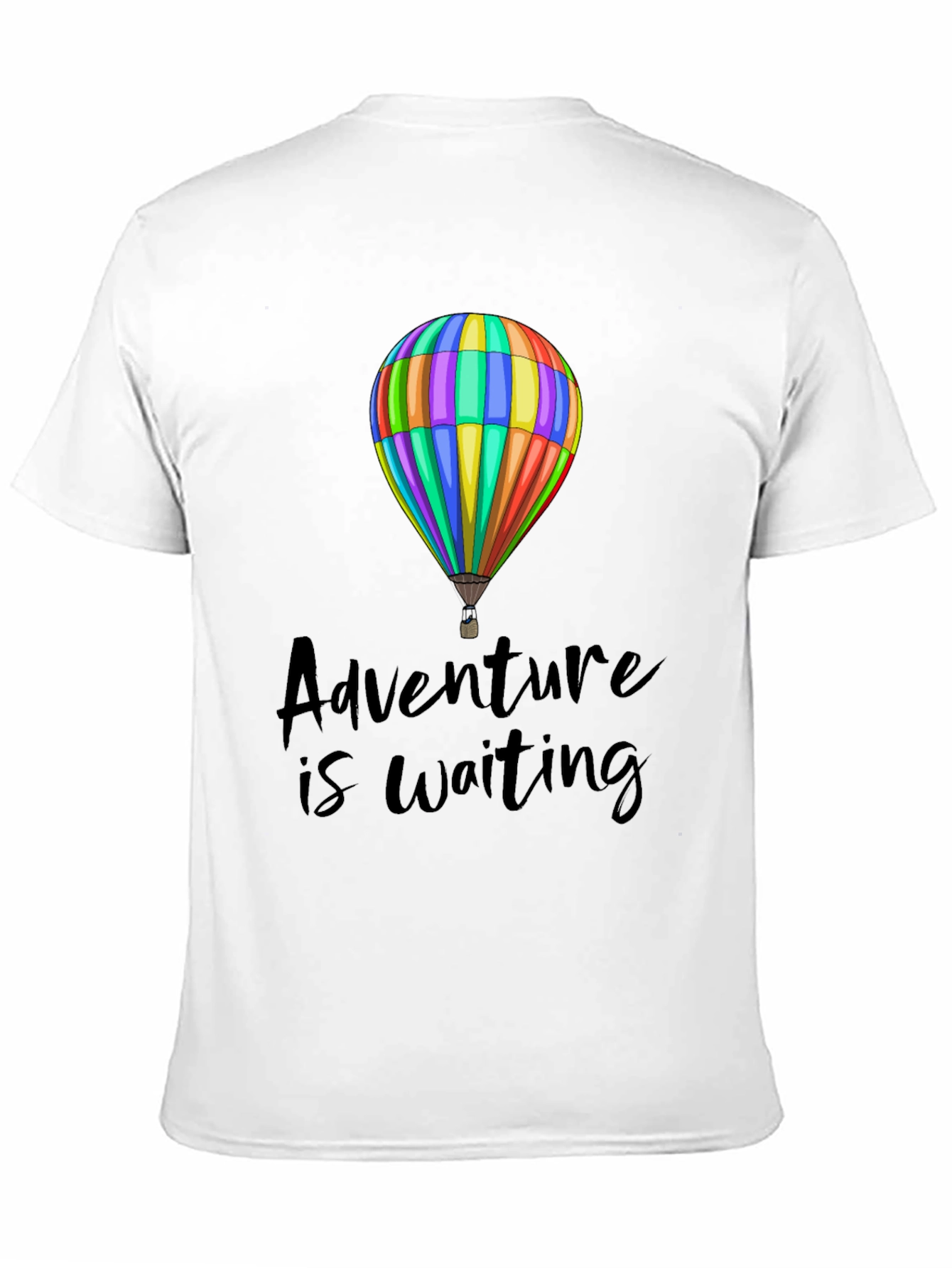 Adventure Waiting Hot Air Balloon Graphic Tee