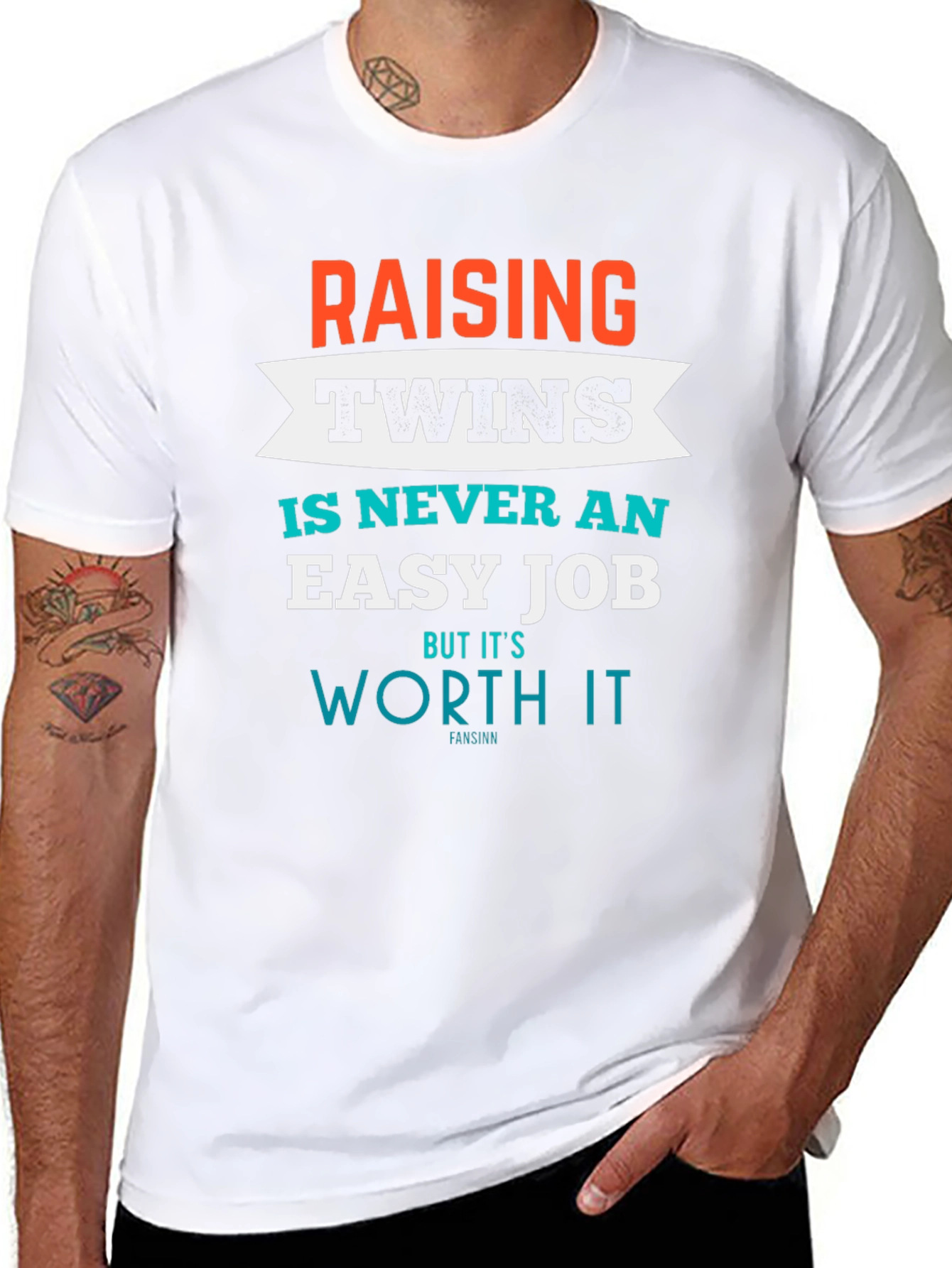 Raising Twins T-Shirt - Its Worth It