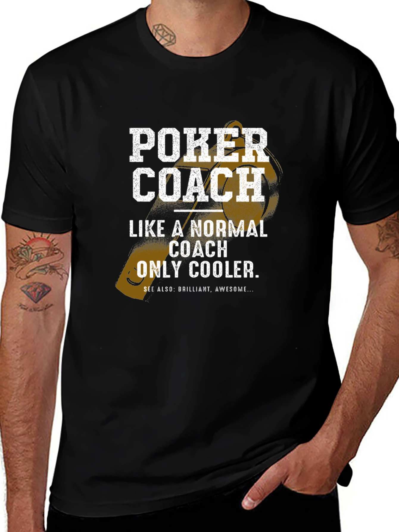 Poker Coach T-Shirt - Cool & Awesome Gift