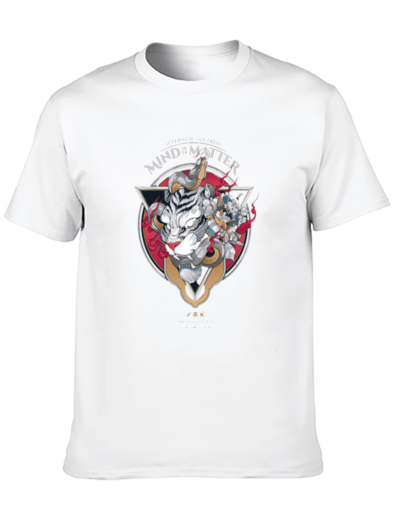 Mind Matter Tiger Graphic Tee - Black