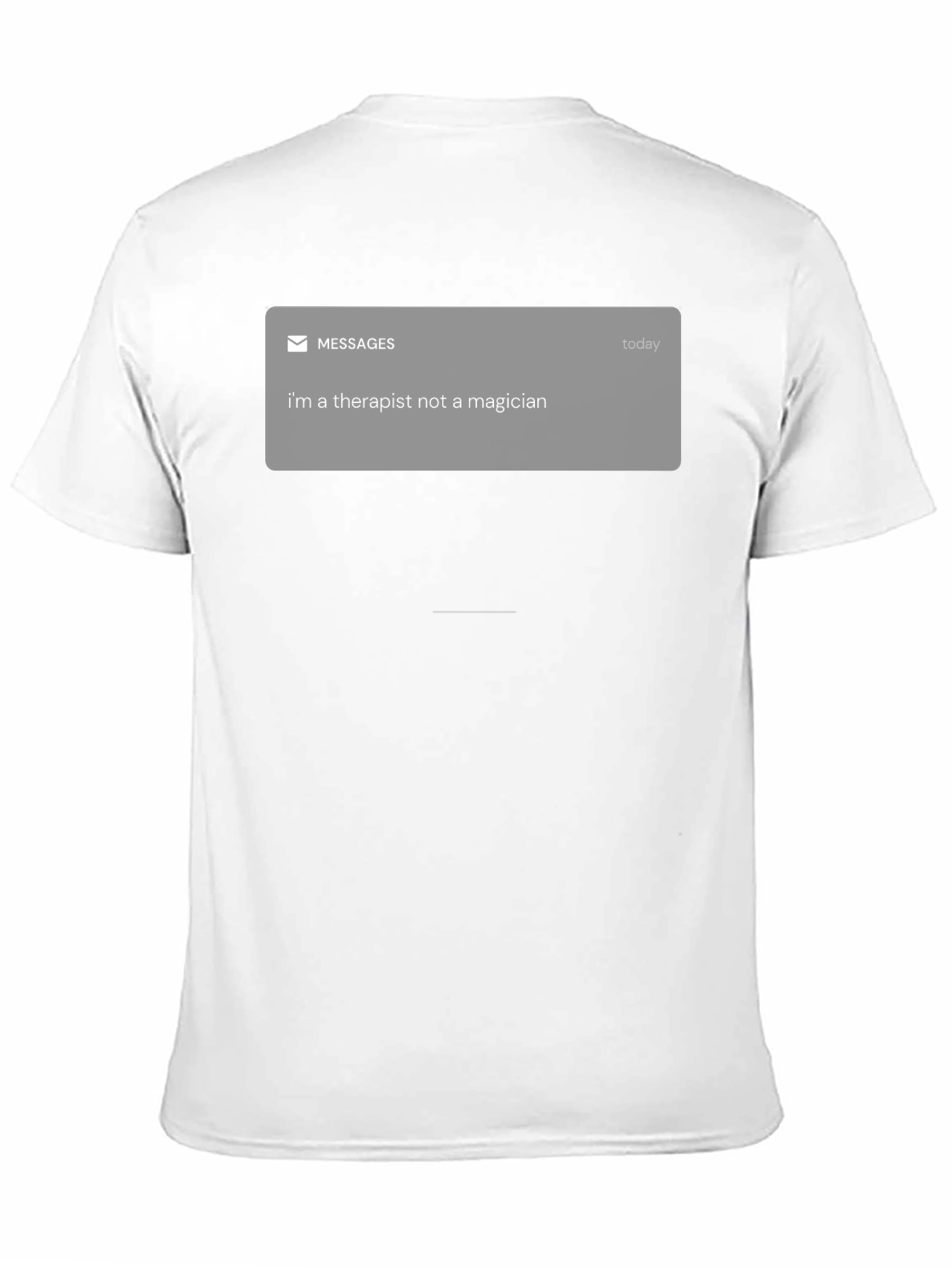 Therapist Not Magician Black T-Shirt