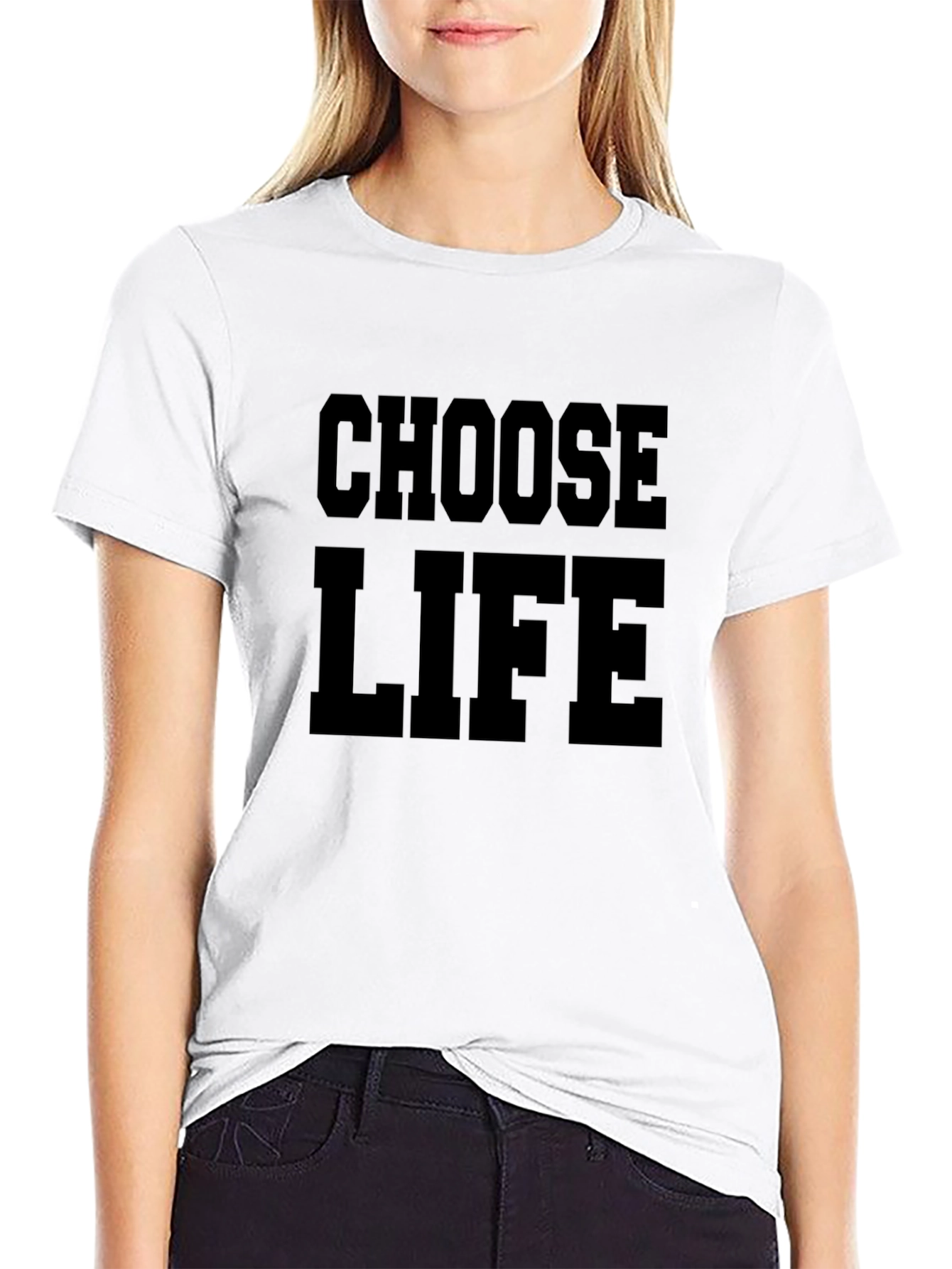 Choose Life T-Shirt - Classic Black Tee