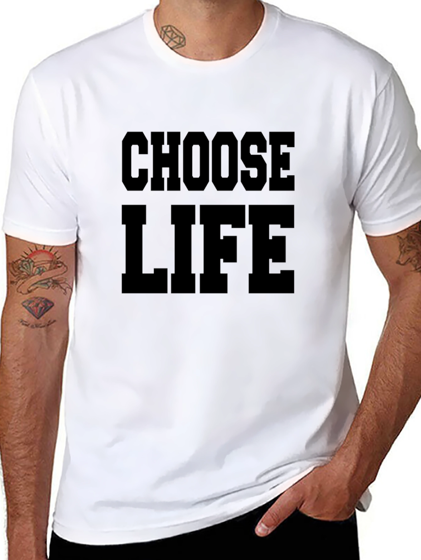 Choose Life T-Shirt - Classic Black Tee