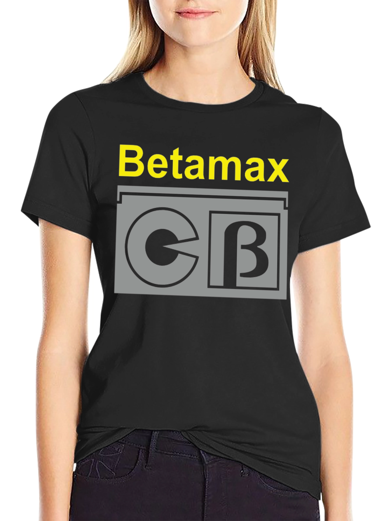 Betamax T-Shirt Retro Video Cassette Tape Design