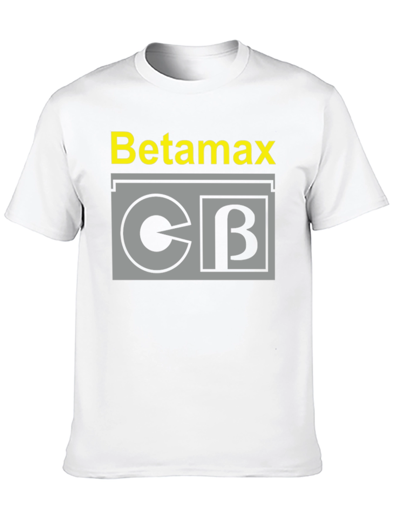 Betamax T-Shirt Retro Video Cassette Tape Design