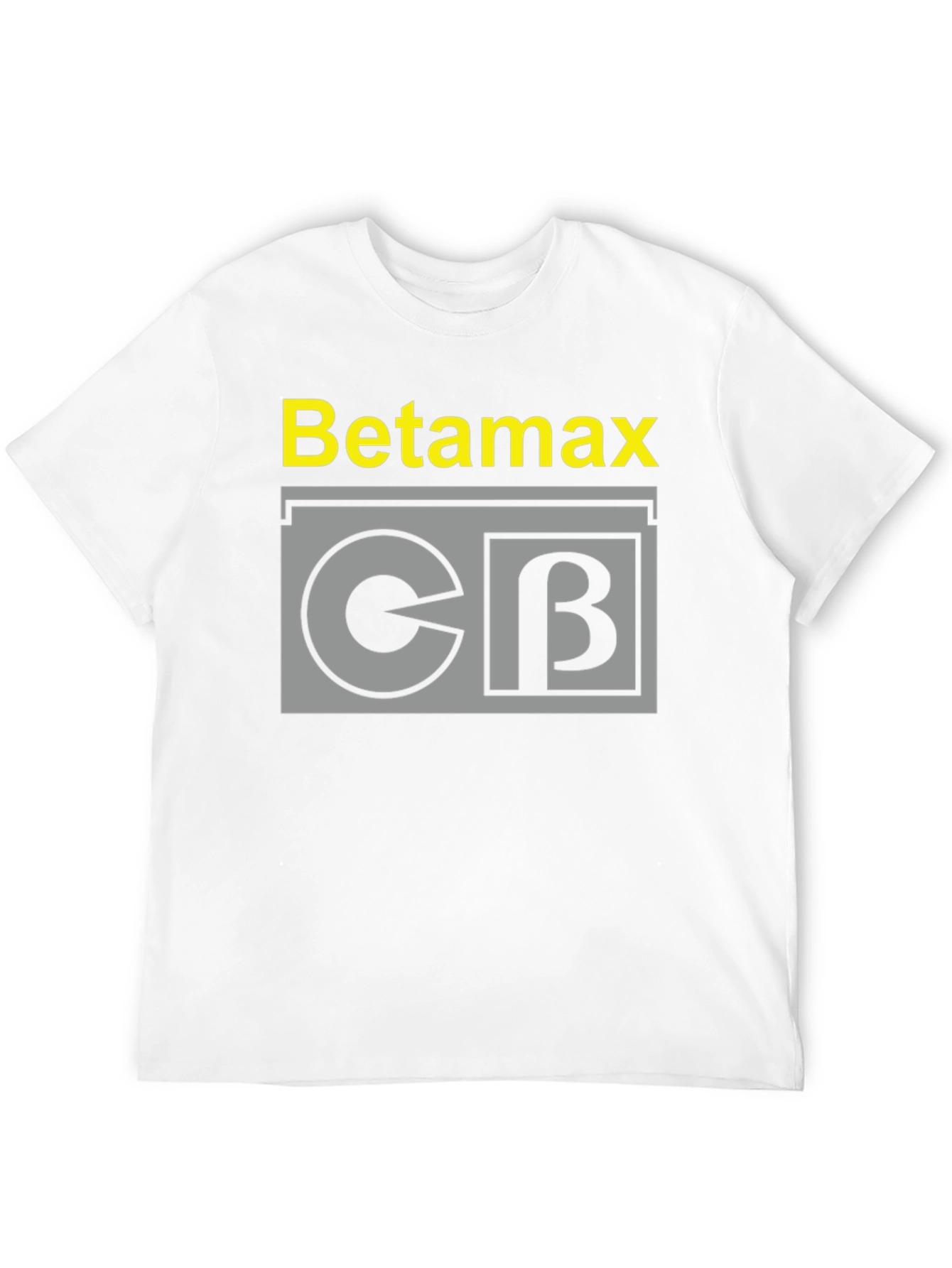 Betamax T-Shirt Retro Video Cassette Tape Design