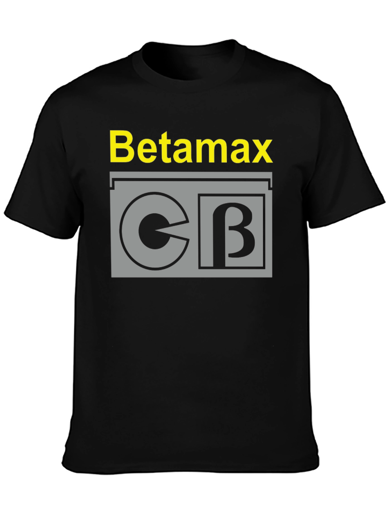 Betamax T-Shirt Retro Video Cassette Tape Design