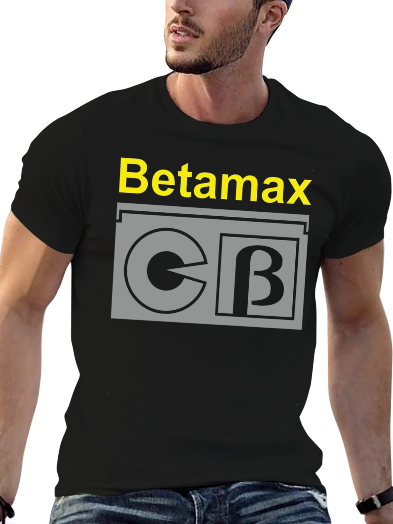 Betamax T-Shirt Retro Video Cassette Tape Design