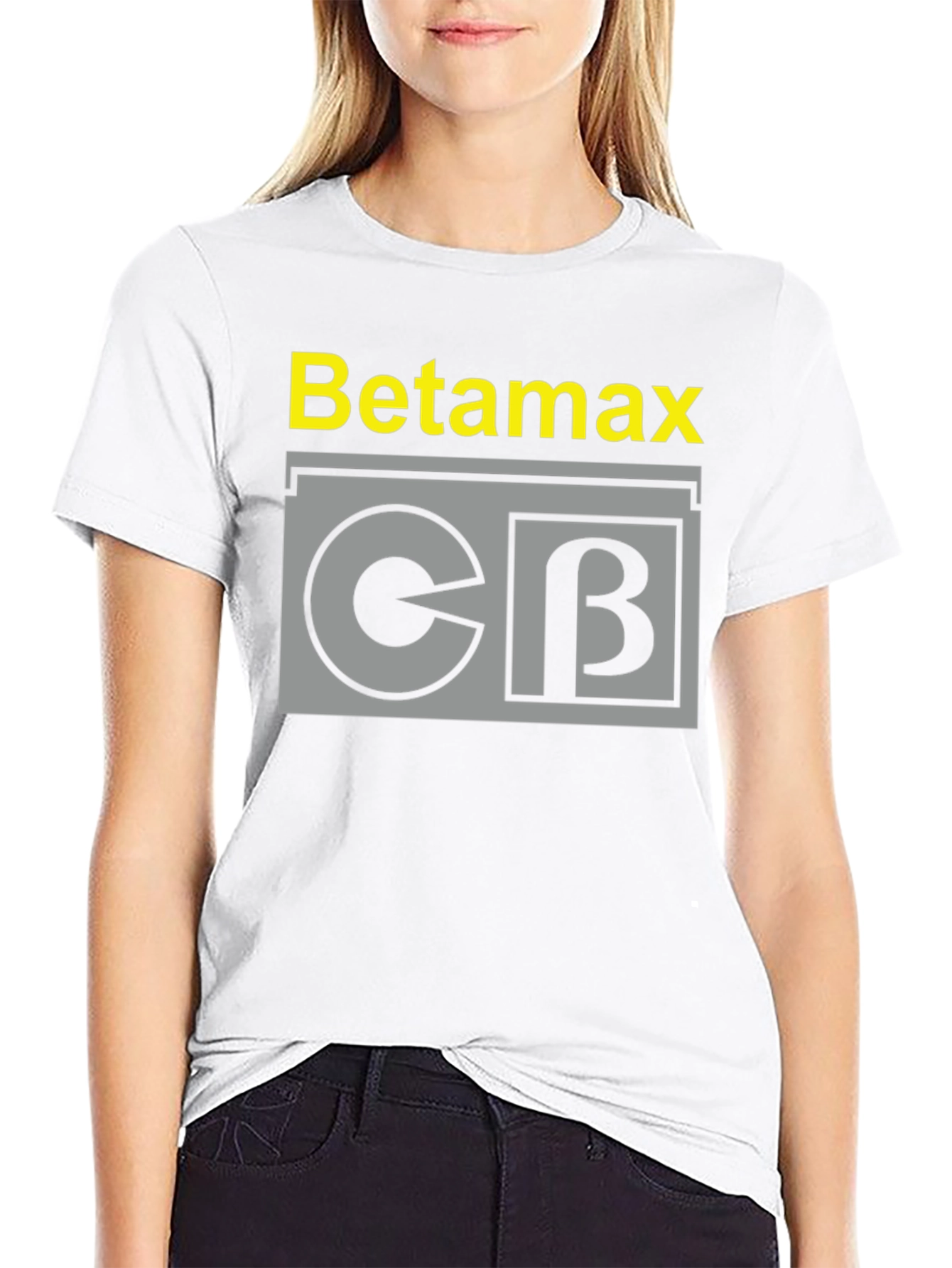 Betamax T-Shirt Retro Video Cassette Tape Design