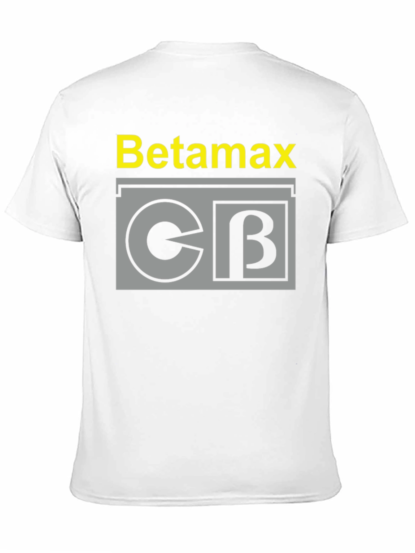Betamax T-Shirt Retro Video Cassette Tape Design