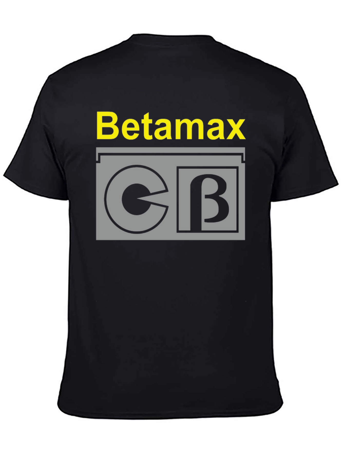Betamax T-Shirt Retro Video Cassette Tape Design