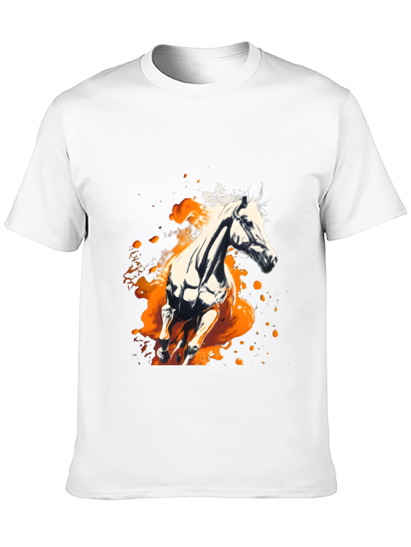 Horse Graphic Black T-Shirt