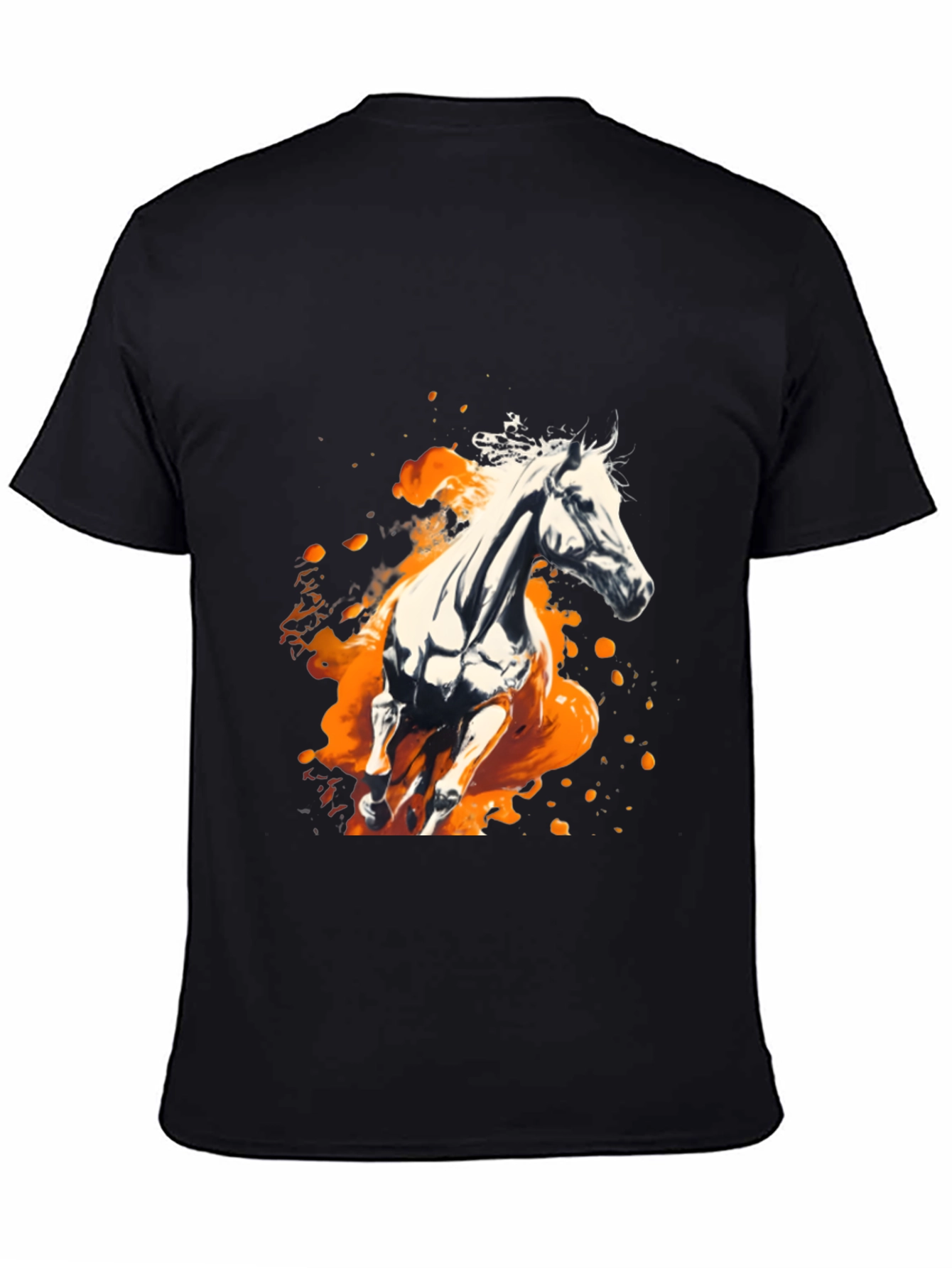 Horse Graphic Black T-Shirt