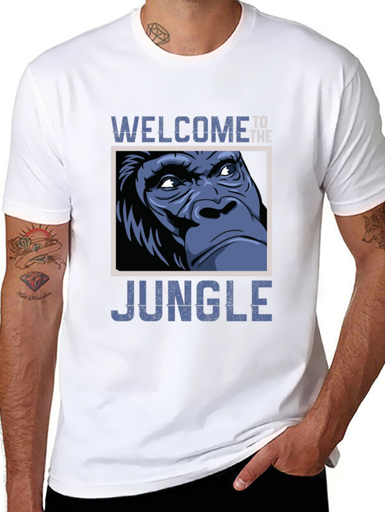 Welcome to the Jungle Gorilla Graphic Tee