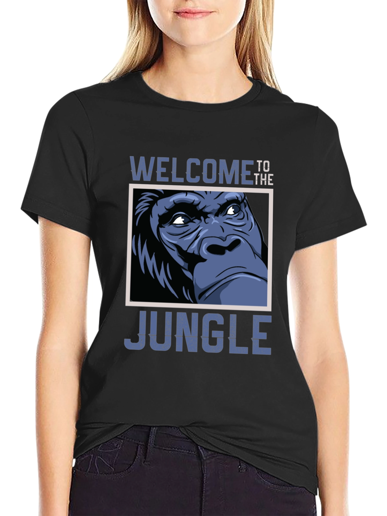 Welcome to the Jungle Gorilla Graphic Tee