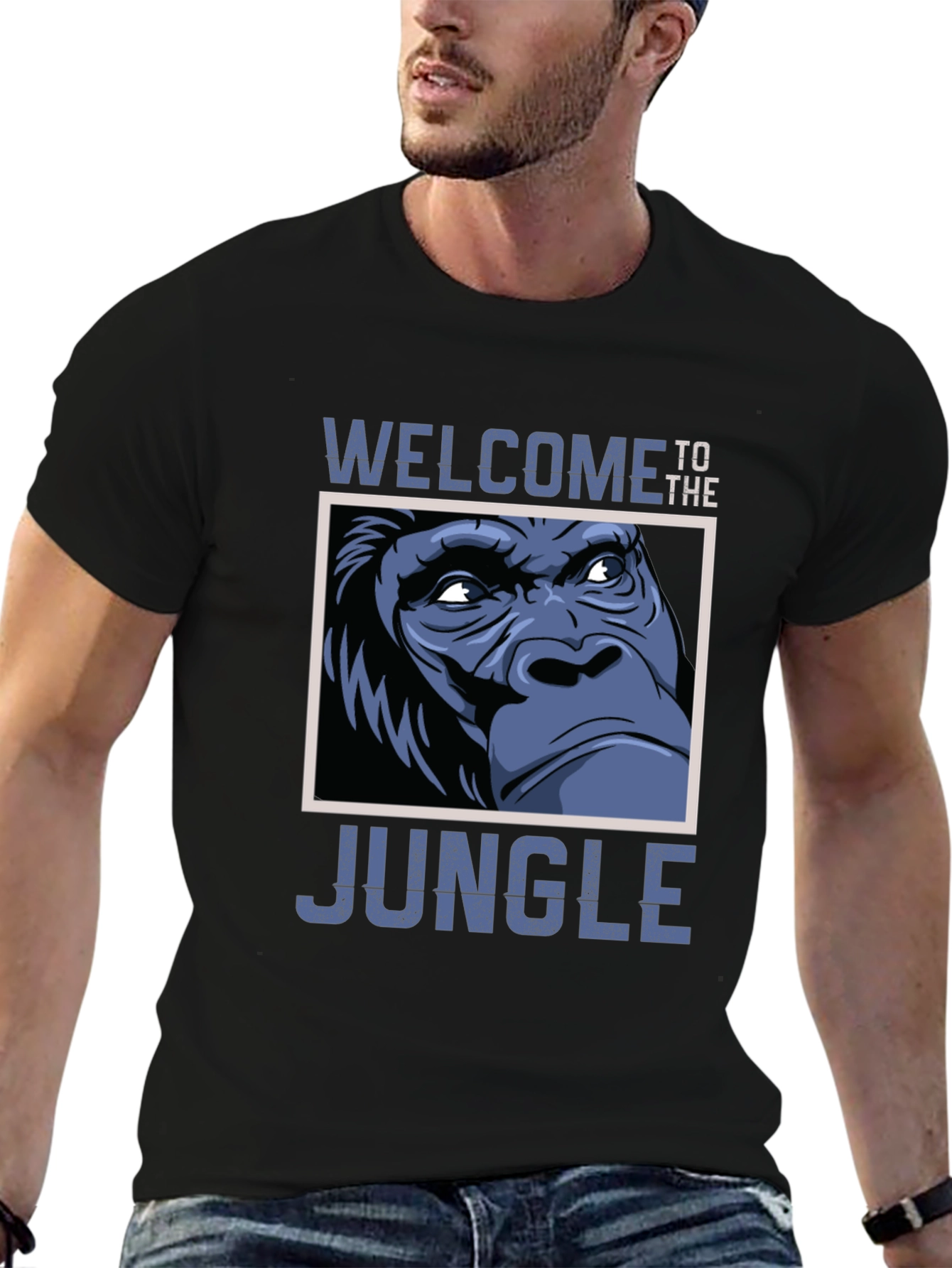 Welcome to the Jungle Gorilla Graphic Tee