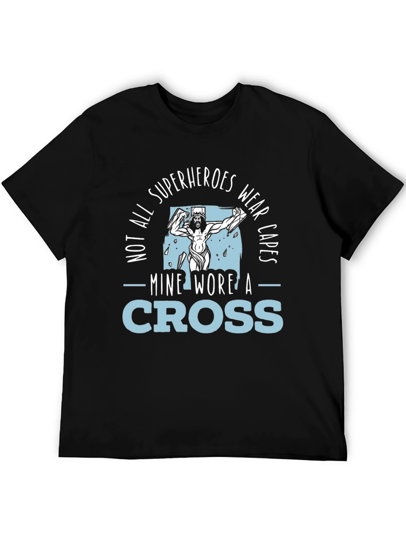 Superheroes Wear Crosses T-Shirt - Christian Graphic Tee