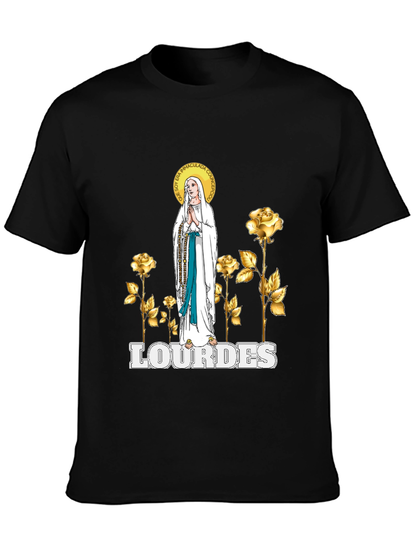 Lourdes Graphic T-Shirt - Religious Apparel