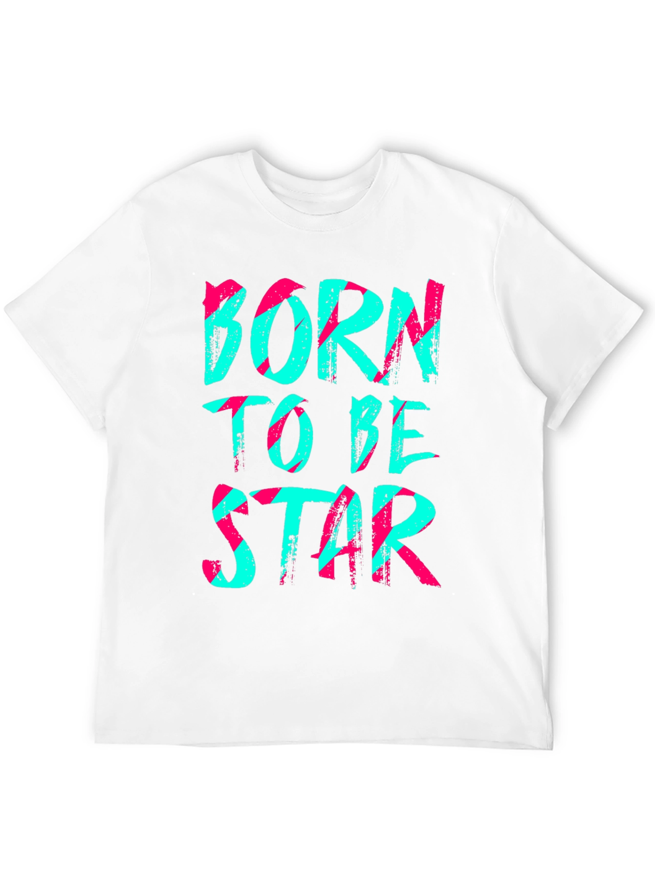 Born to Be Star Black Graphic Tee