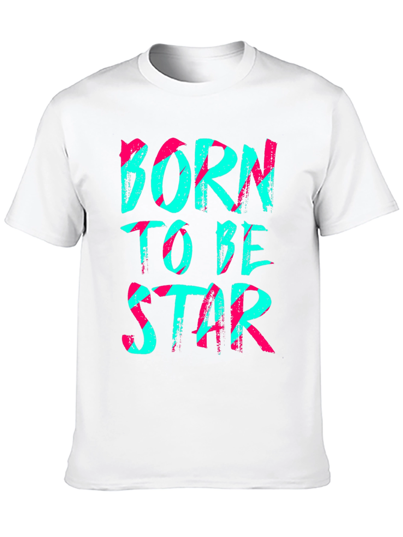 Born to Be Star Black Graphic Tee