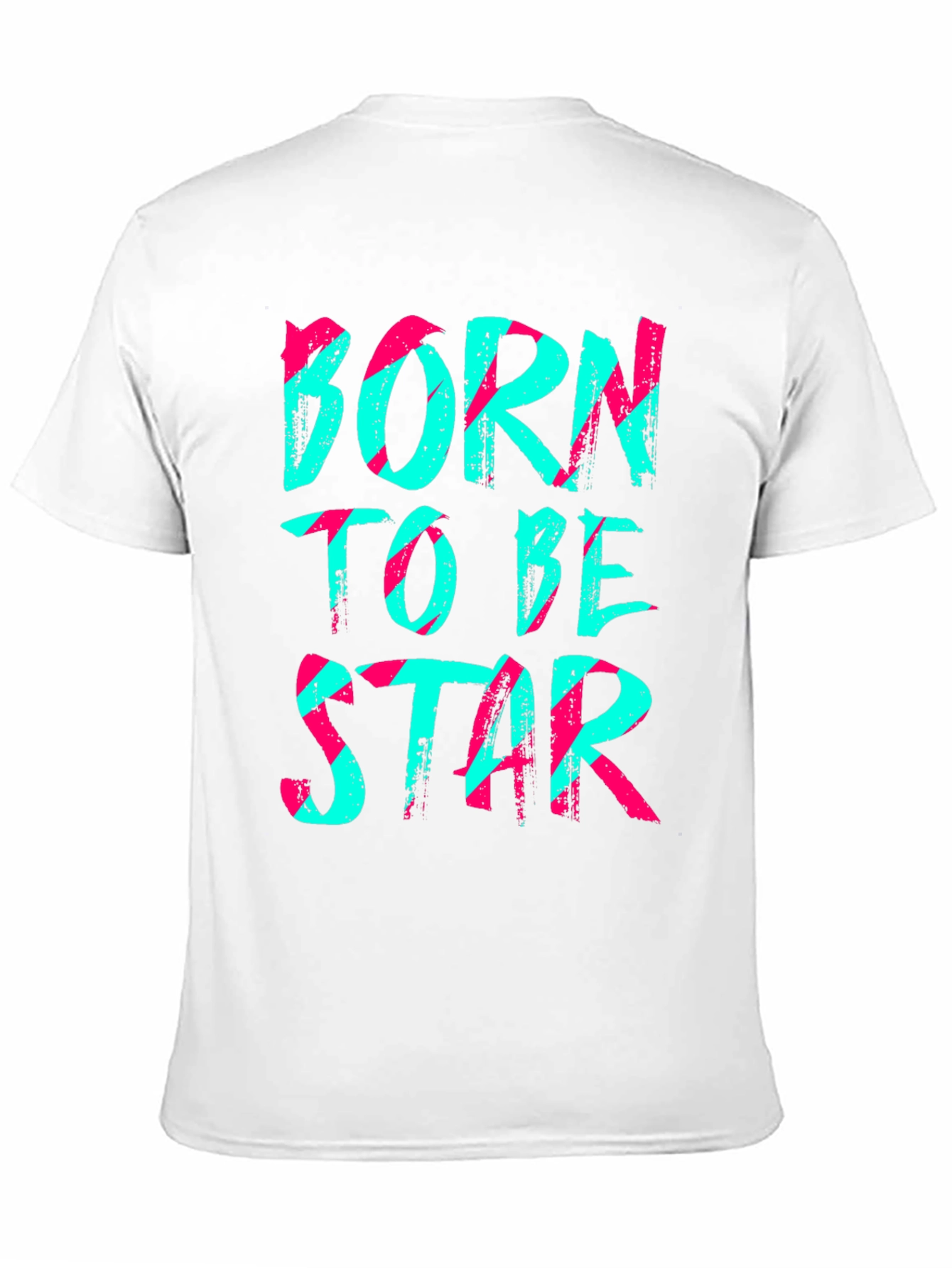 Born to Be Star Black Graphic Tee