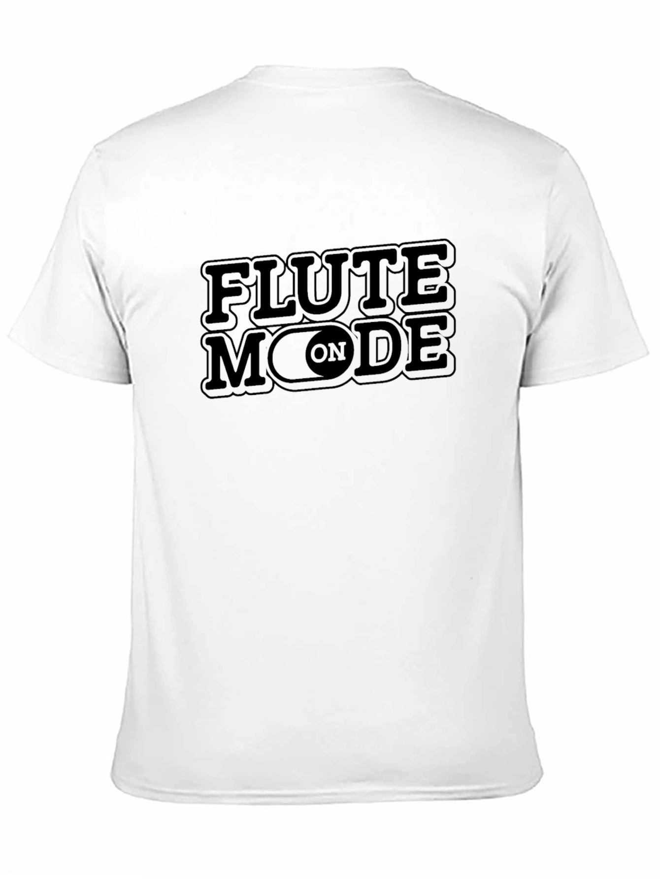 Flute Mode On Black Graphic T-Shirt