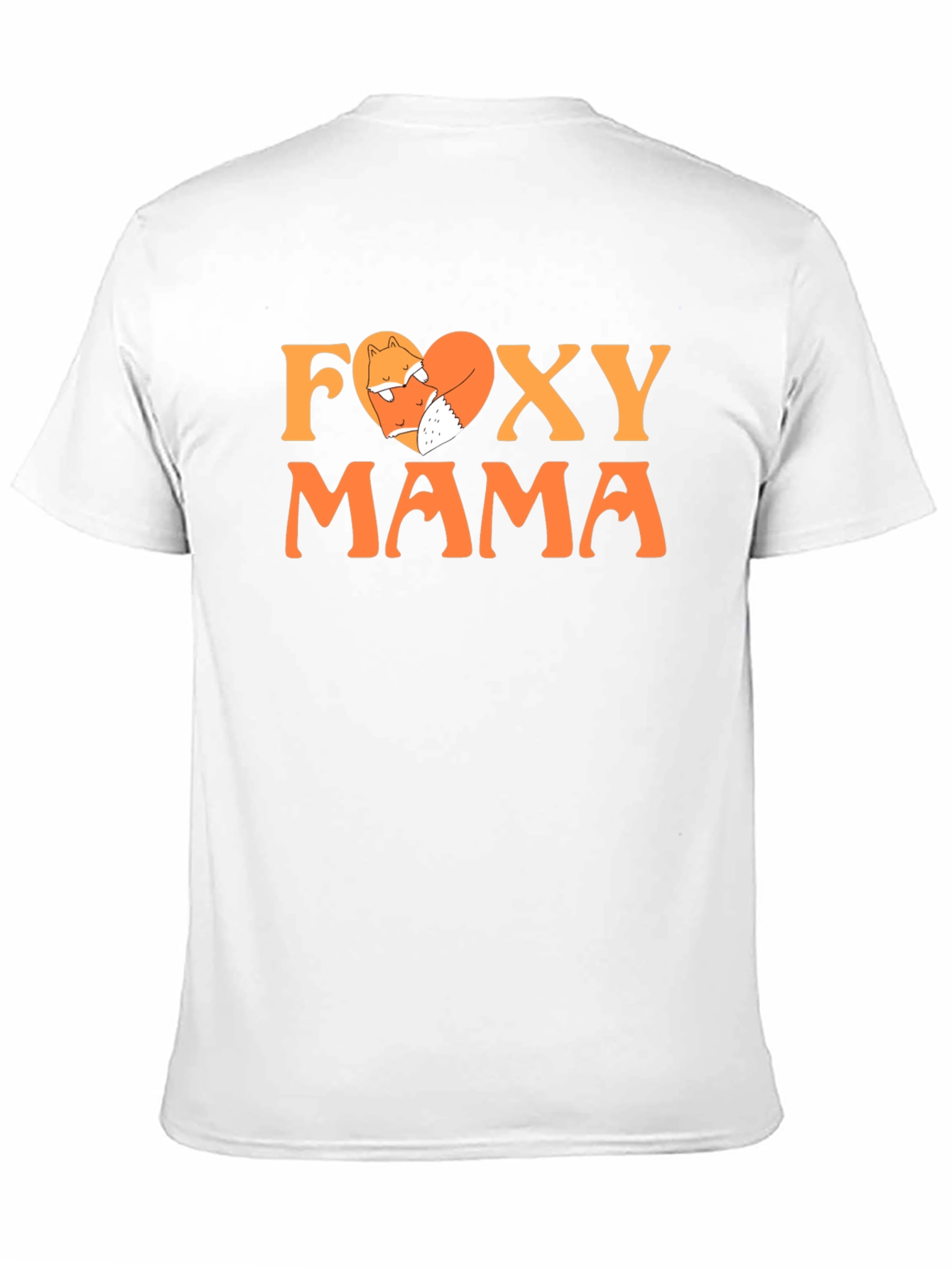 Foxy Mama Graphic Tee - Cute Fox Heart T-Shirt