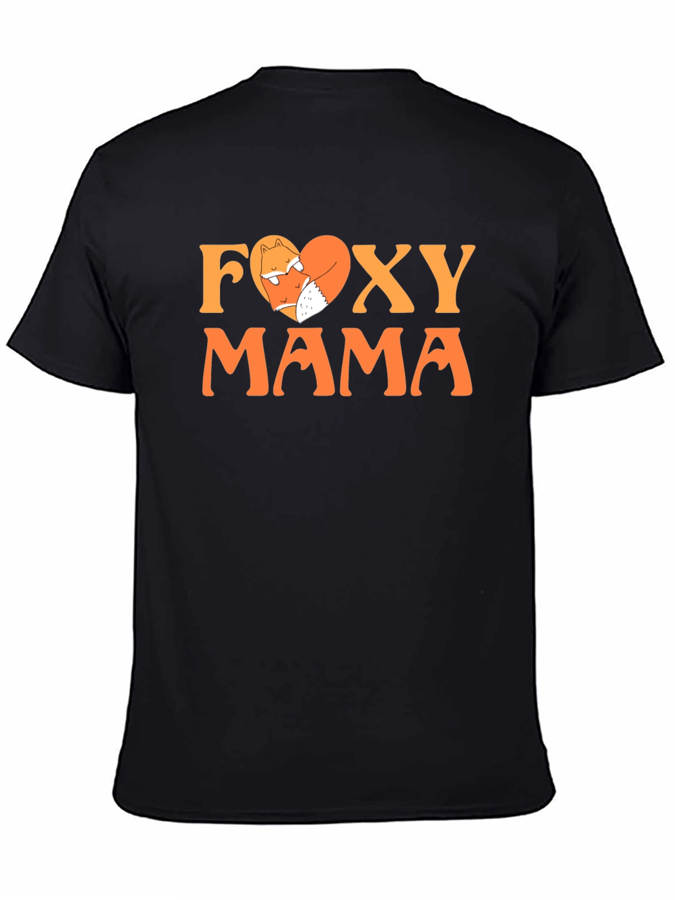 Foxy Mama Graphic Tee - Cute Fox Heart T-Shirt