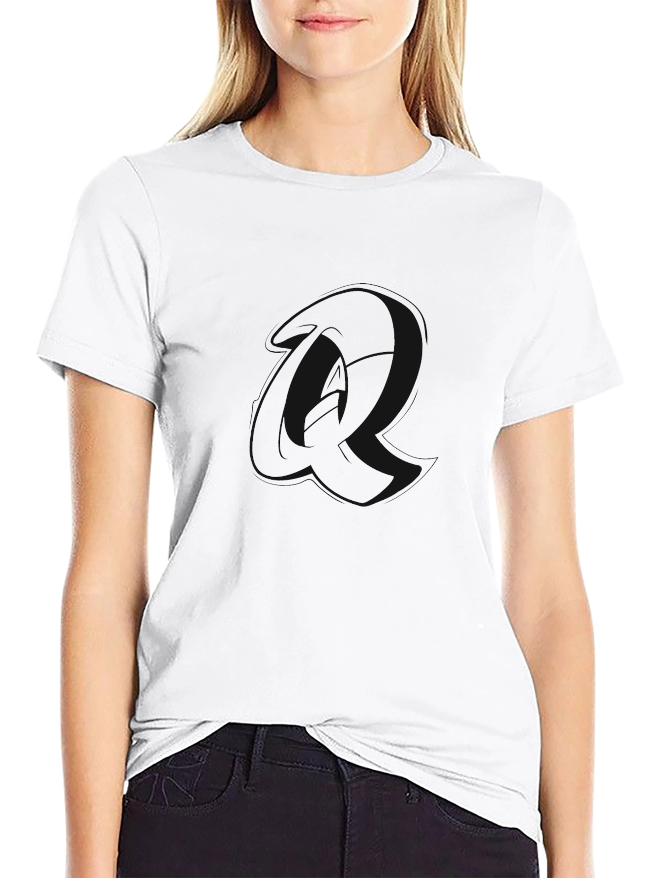 Mens Solid Black Crew Neck T-Shirt