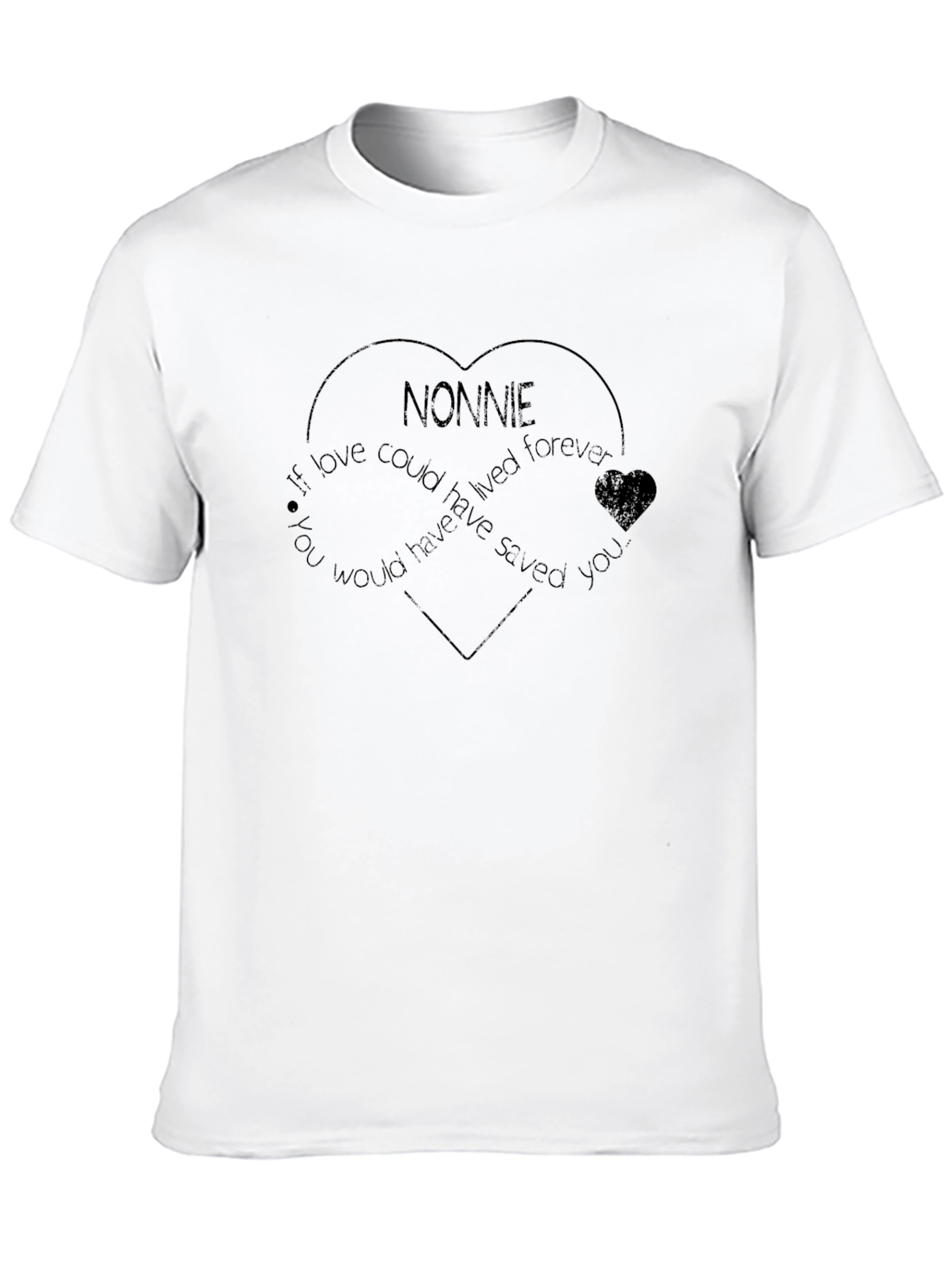 Memorial Nonnie T-Shirt: Forever in Our Hearts