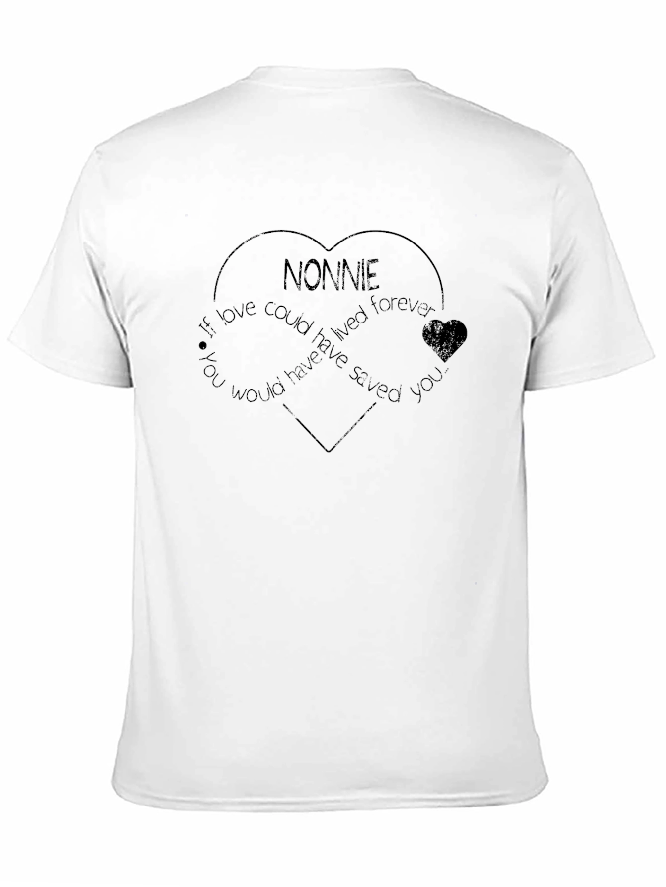 Memorial Nonnie T-Shirt: Forever in Our Hearts
